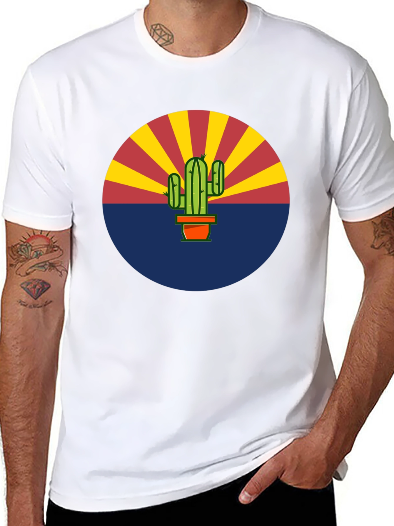 Arizona Cactus Graphic T-Shirt