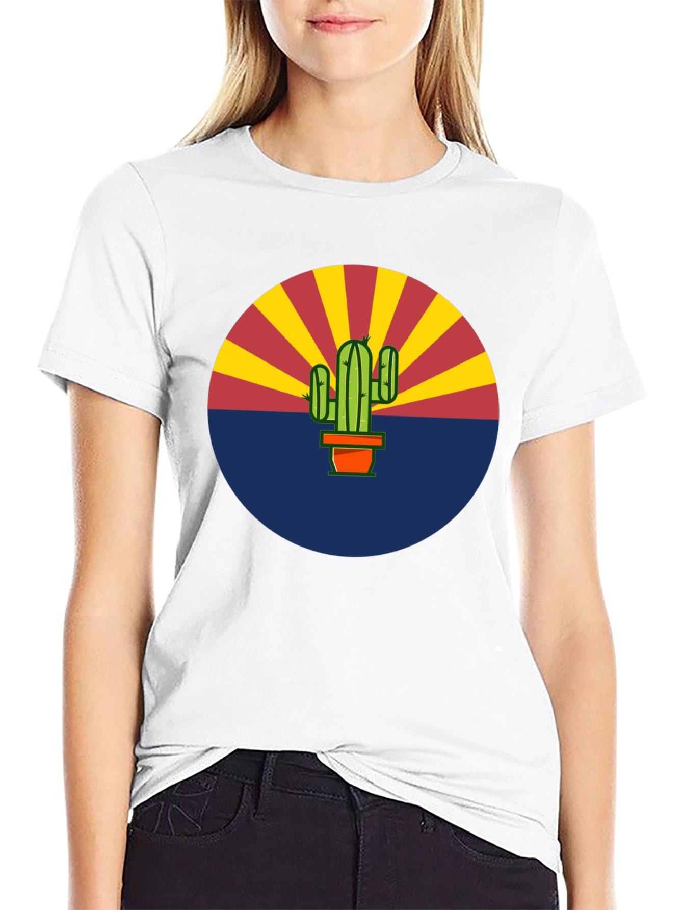 Arizona Cactus Graphic T-Shirt