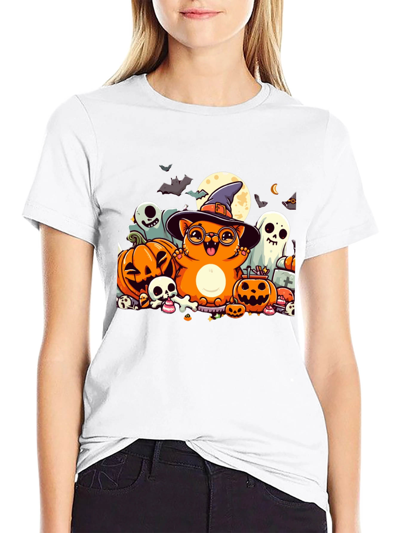 Halloween Cat T-Shirt