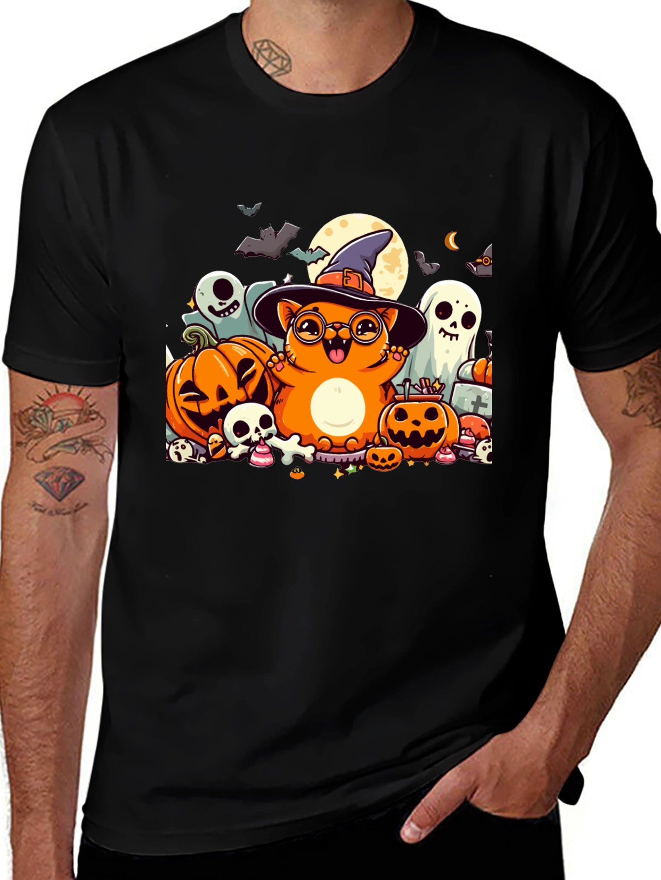 Halloween Cat T-Shirt