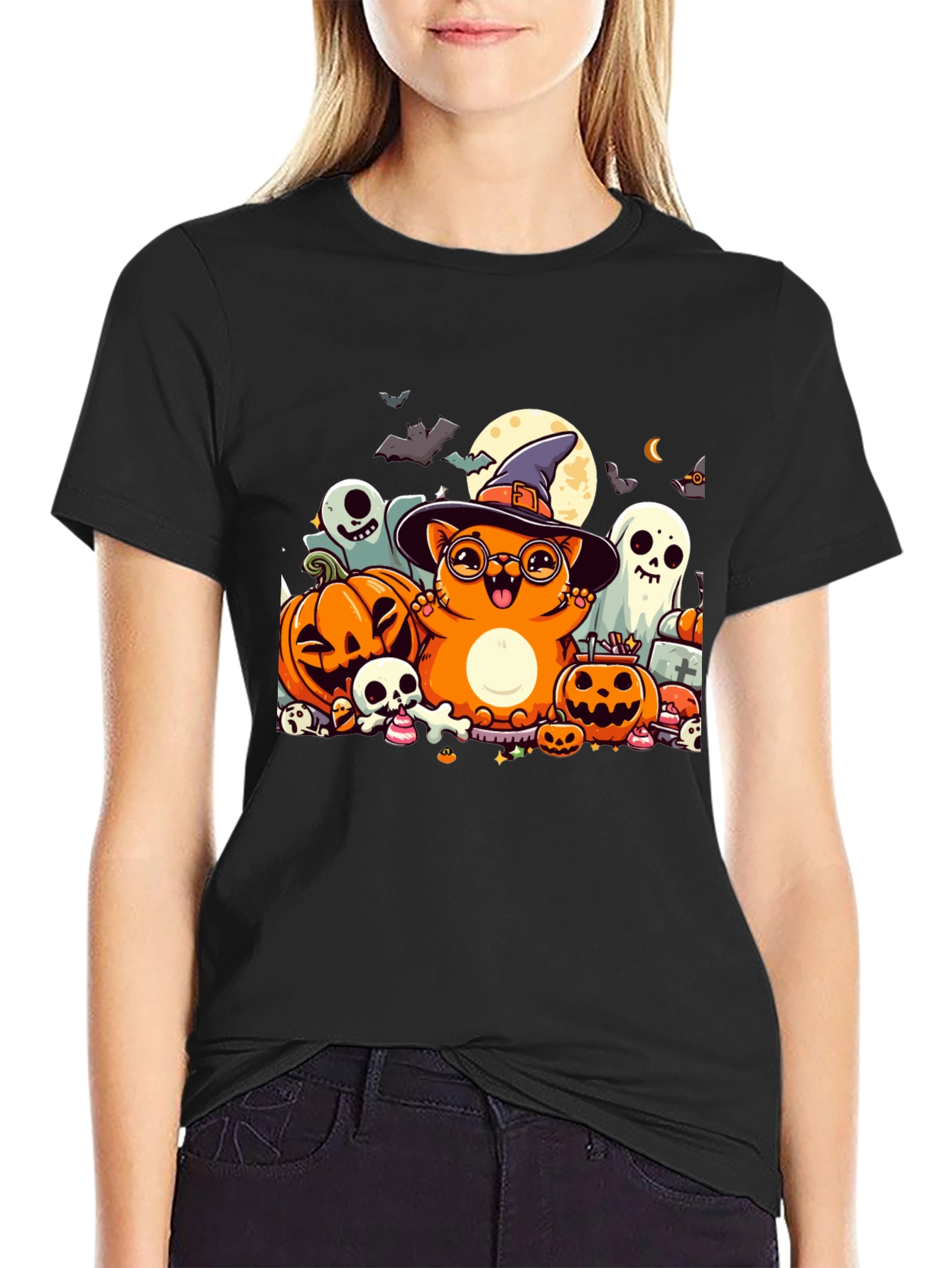 Halloween Cat T-Shirt