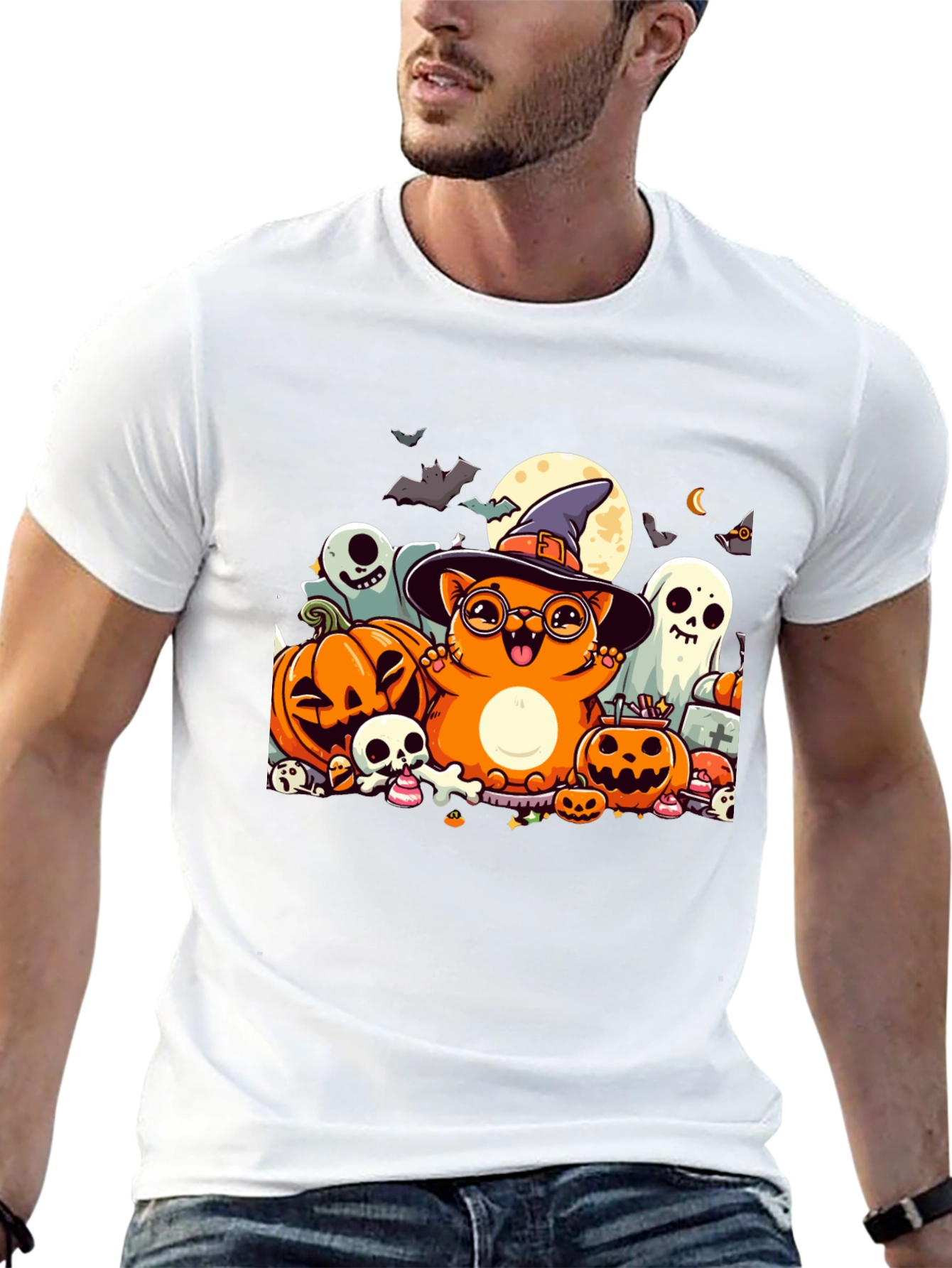 Halloween Cat T-Shirt