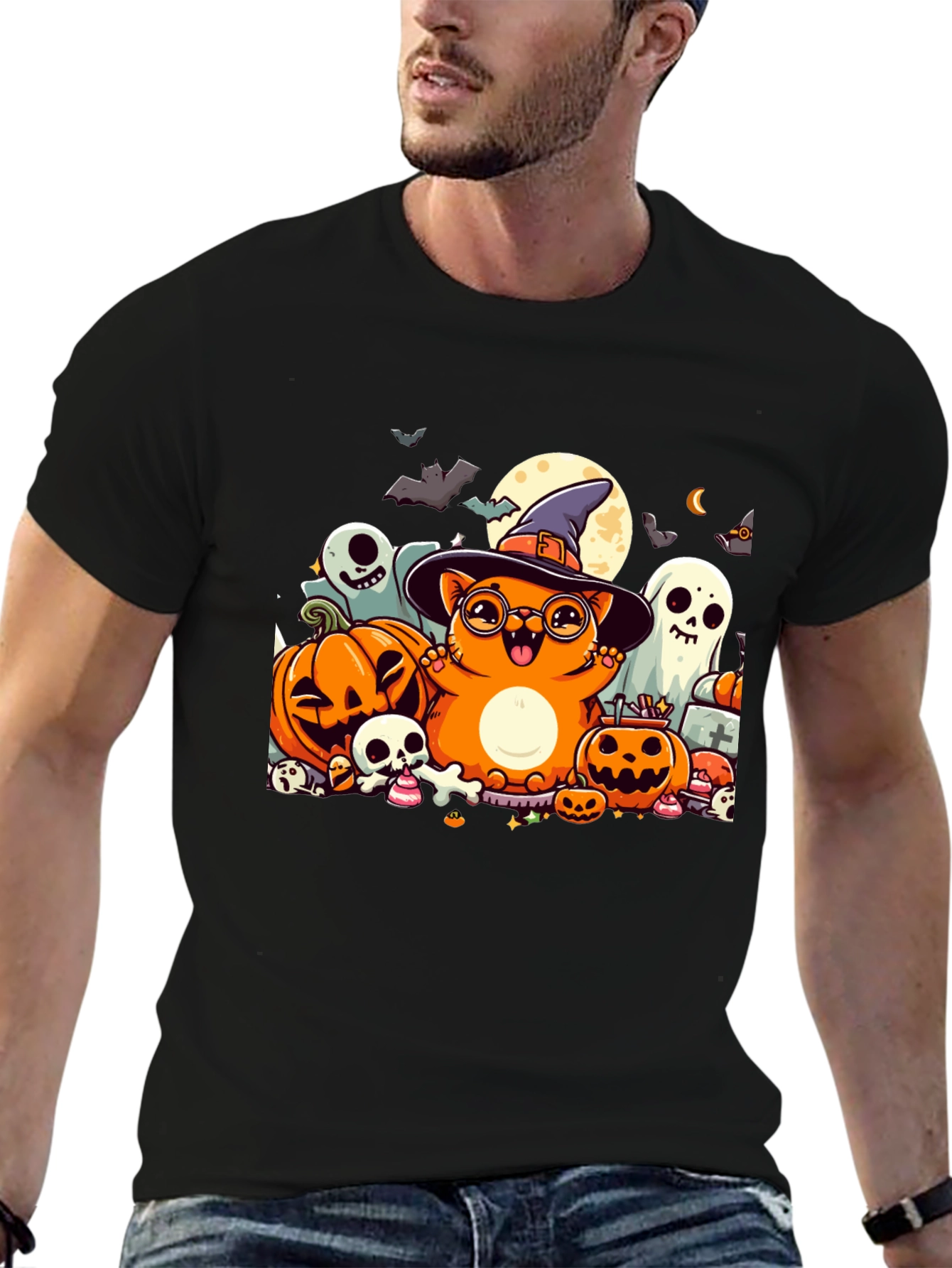 Halloween Cat T-Shirt
