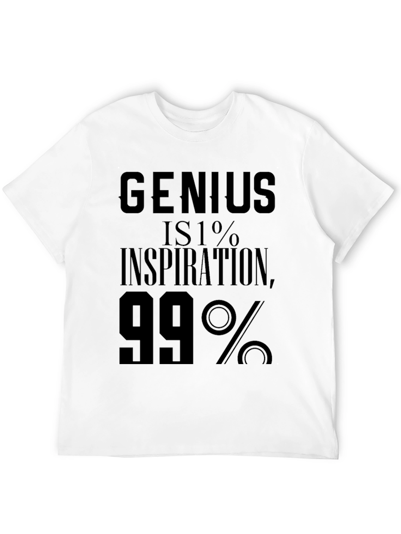 Genius Inspiration T-Shirt - Black