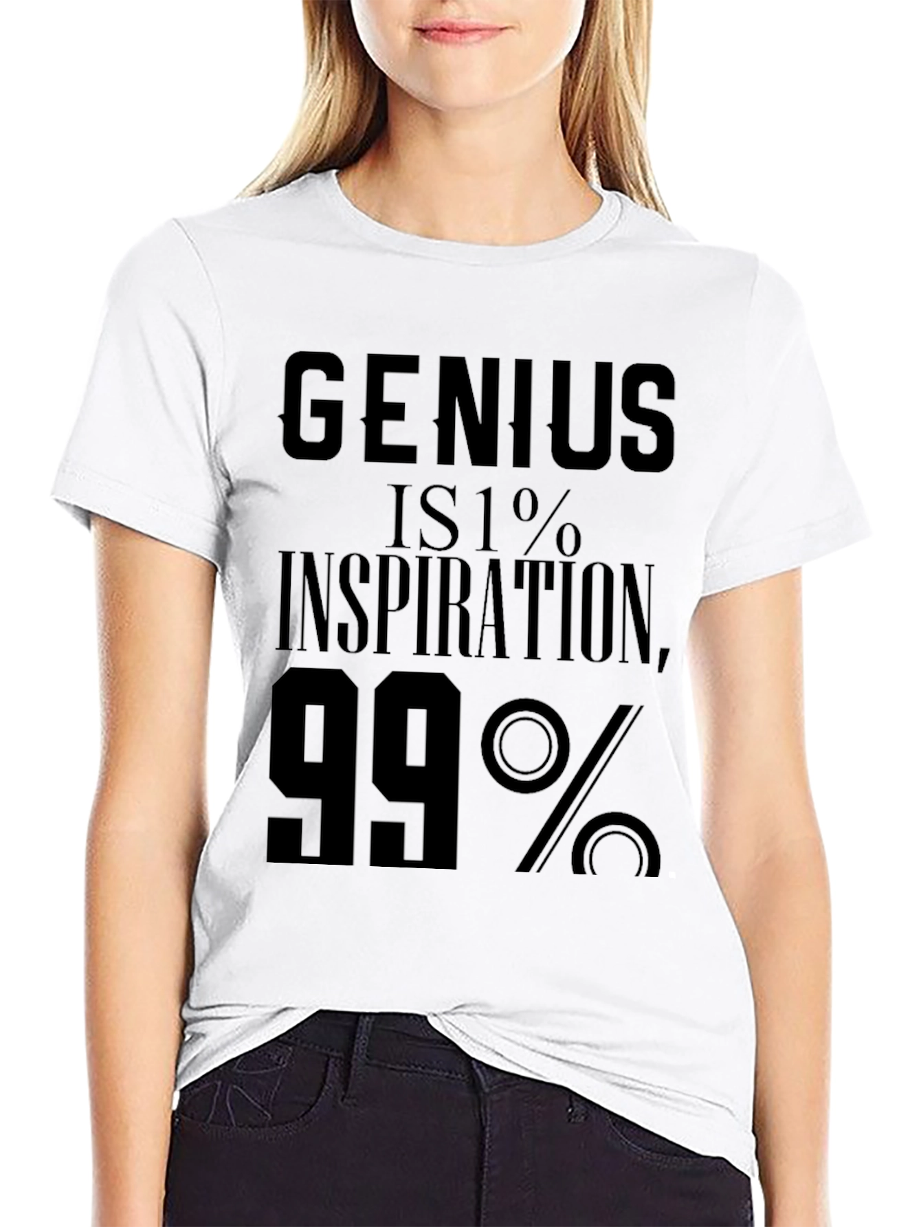 Genius Inspiration T-Shirt - Black