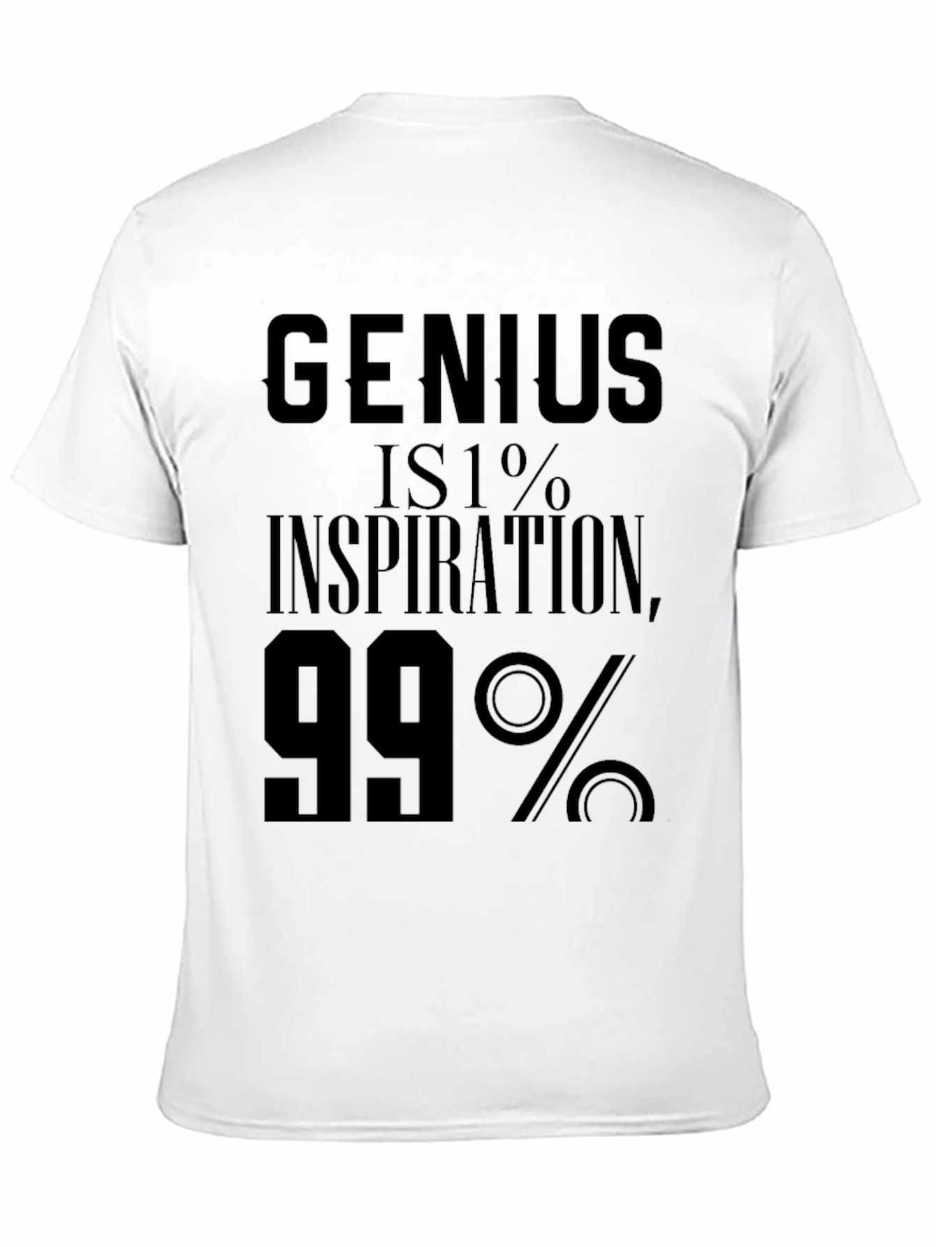 Genius Inspiration T-Shirt - Black