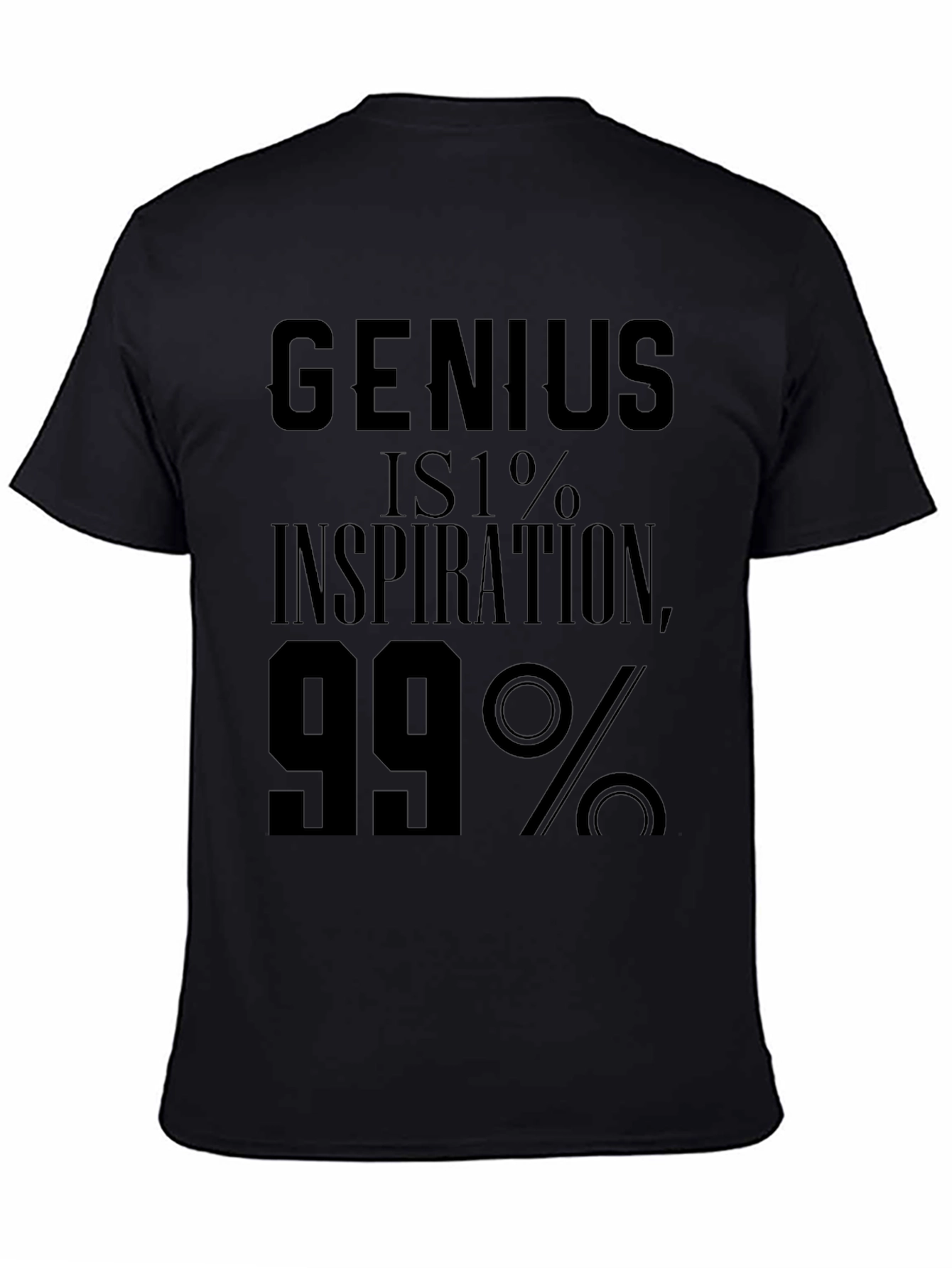 Genius Inspiration T-Shirt - Black