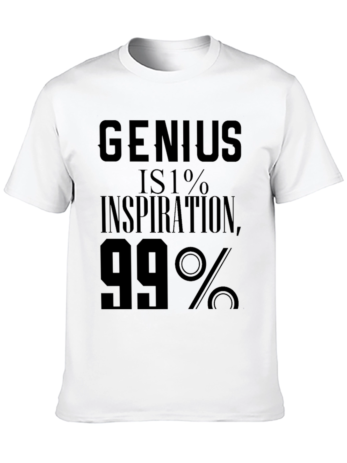Genius Inspiration T-Shirt - Black