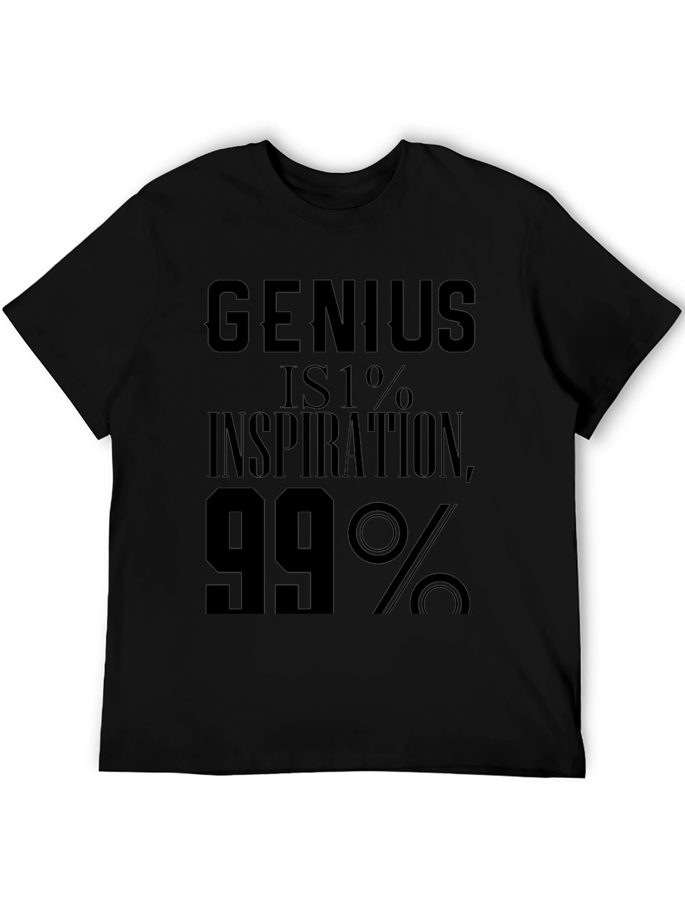 Genius Inspiration T-Shirt - Black