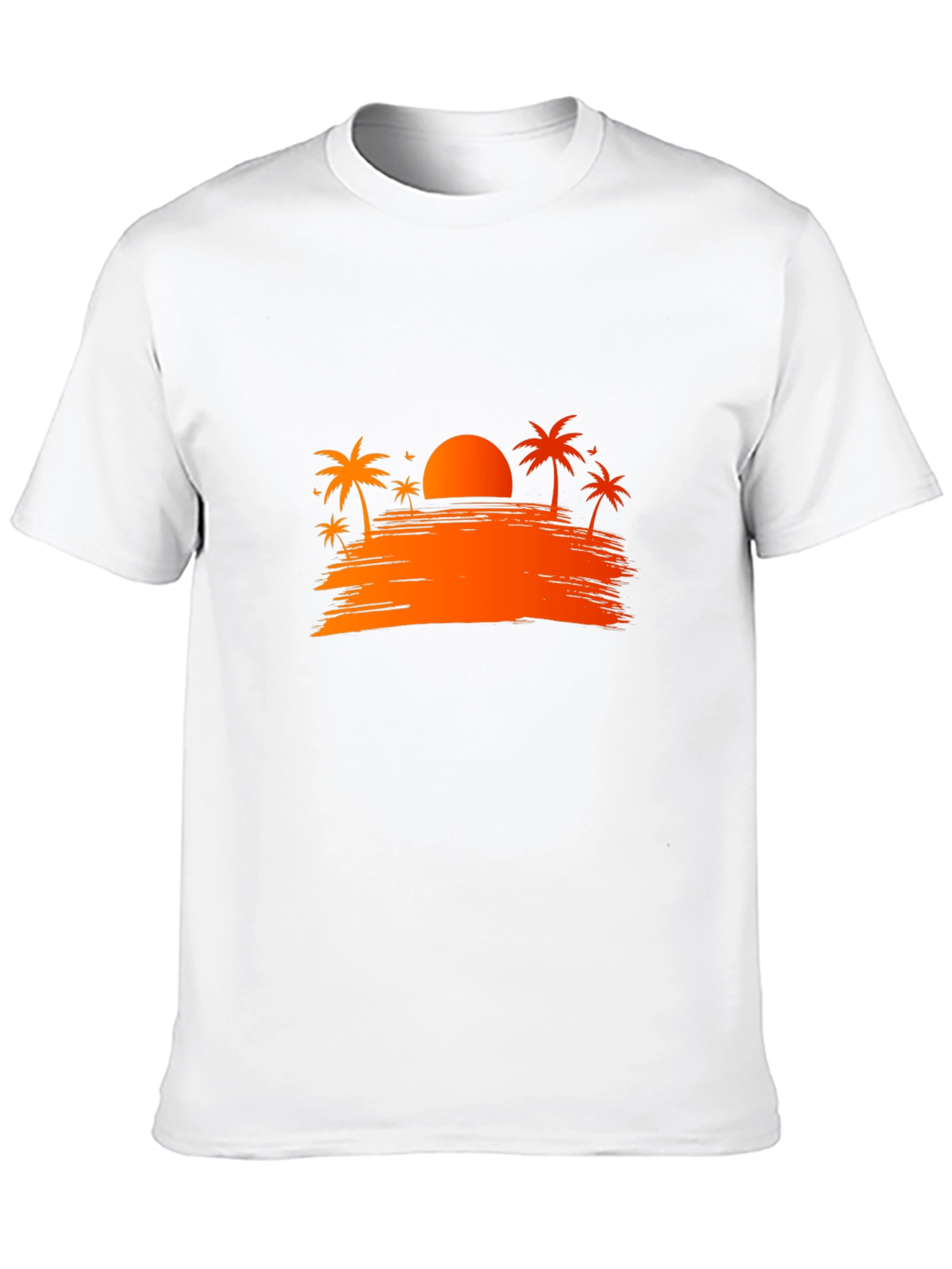 Sunset Palms Graphic Tee - Vacation Vibes!