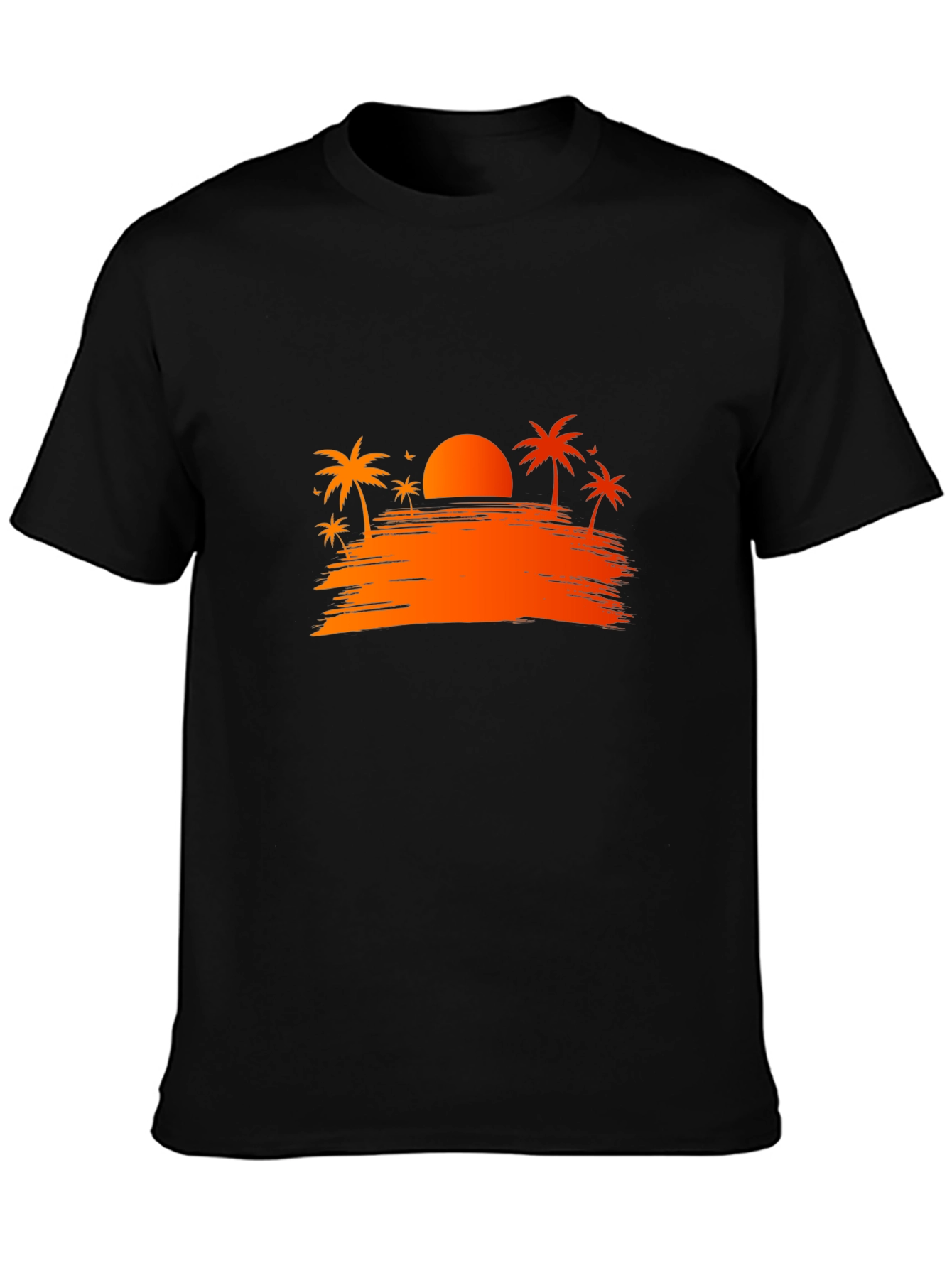 Sunset Palms Graphic Tee - Vacation Vibes!