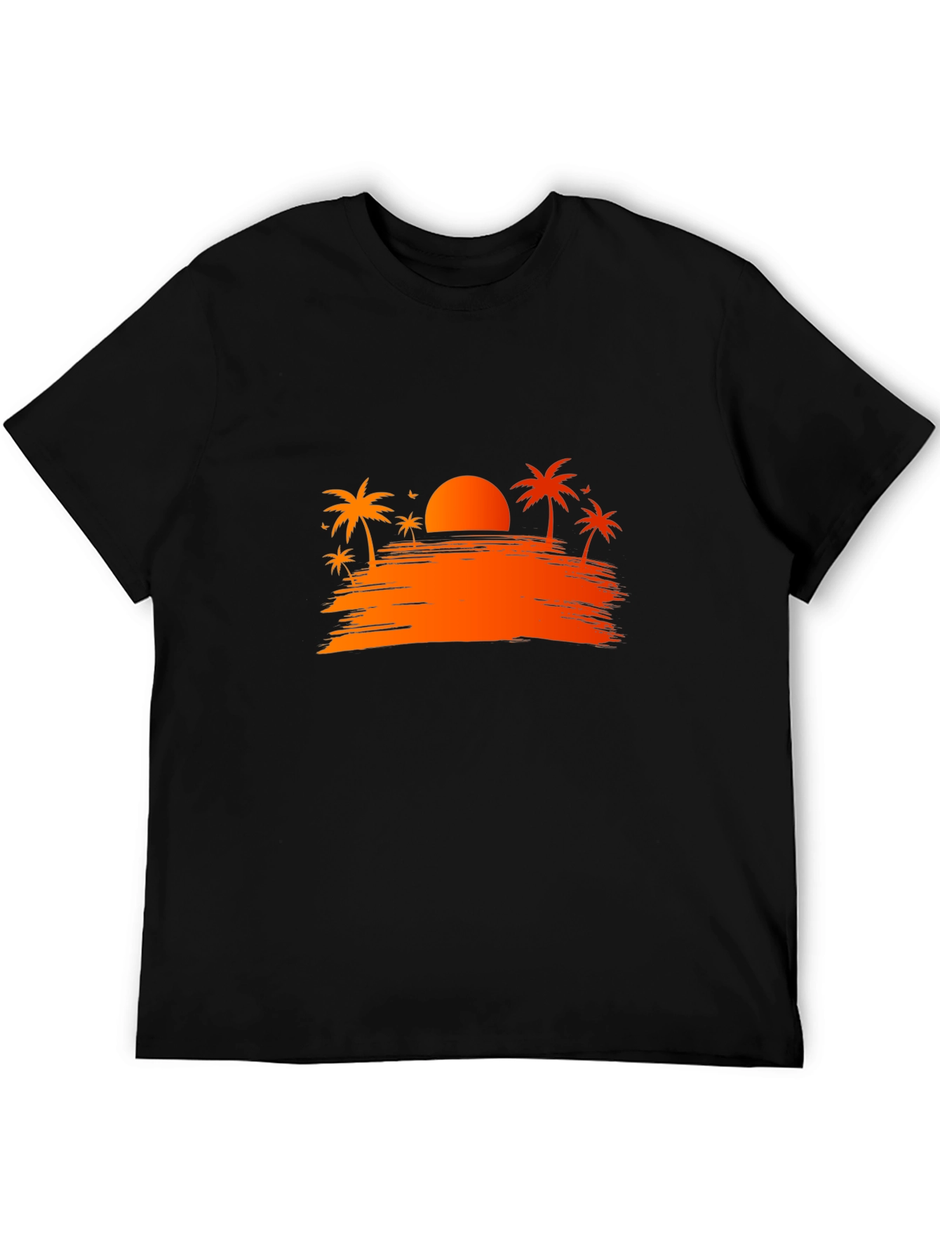 Sunset Palms Graphic Tee - Vacation Vibes!