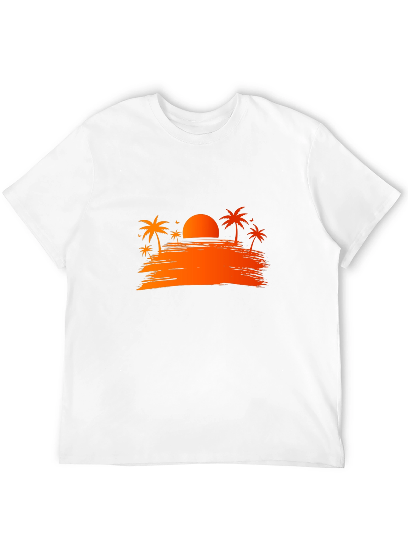 Sunset Palms Graphic Tee - Vacation Vibes!