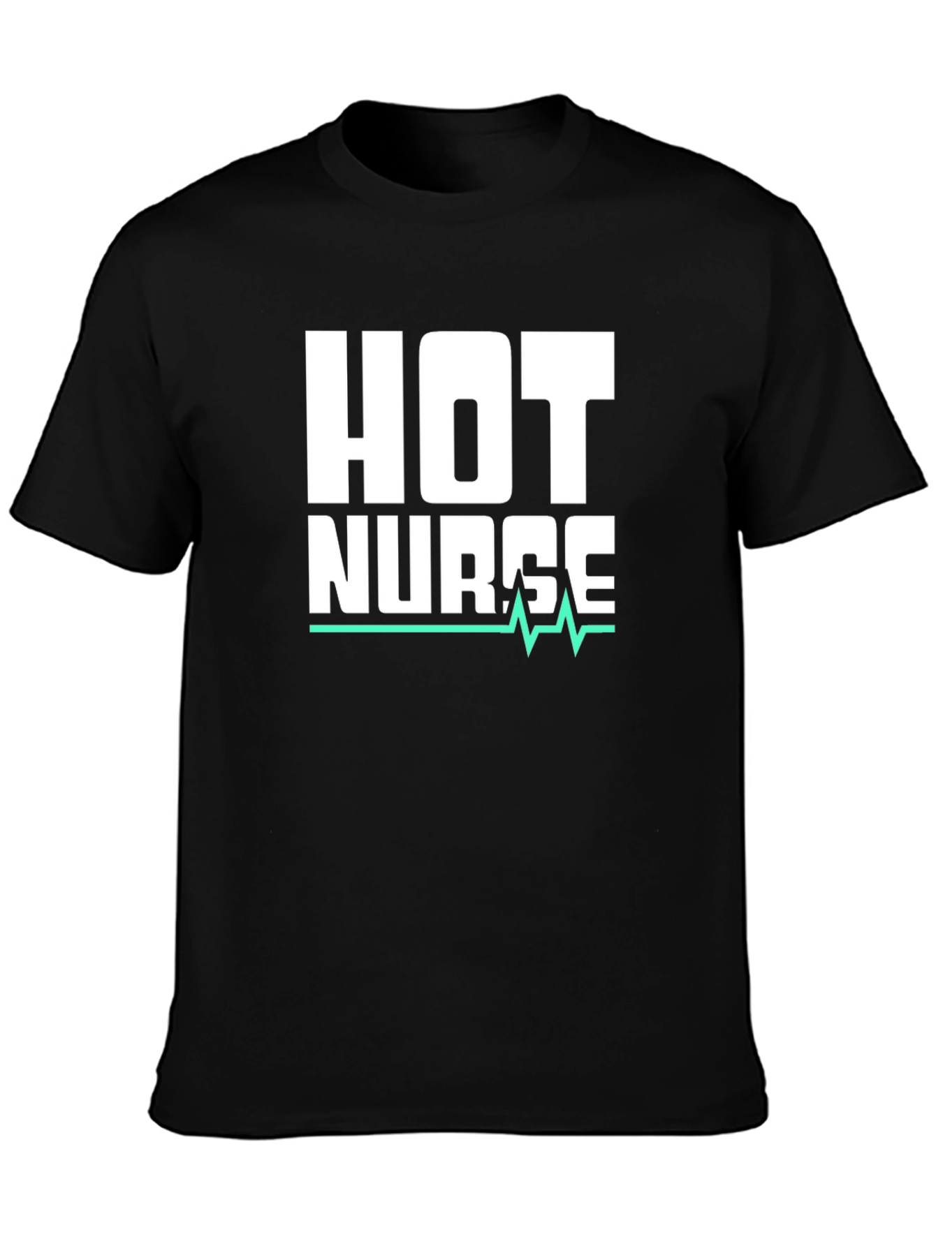 Hot Nurse Graphic Tee - Black