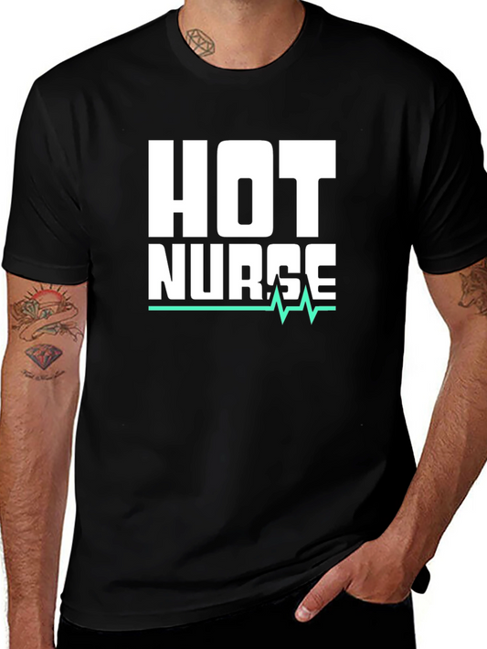 Hot Nurse Graphic Tee - Black