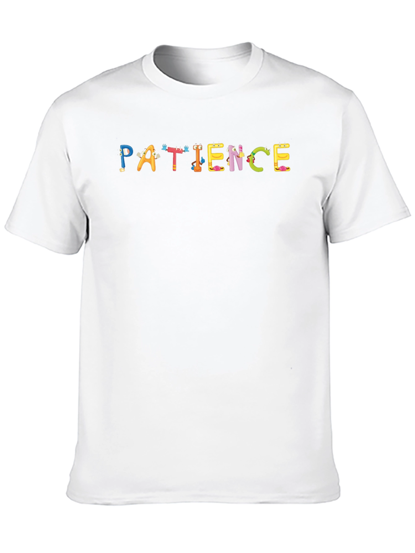 Patience Graphic Tee - Soft Cotton Crew Neck T-Shirt