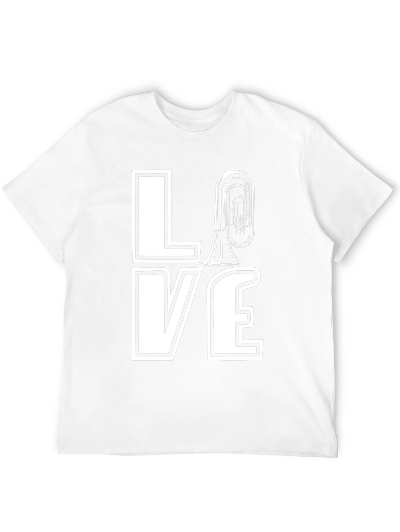 LOVE Tuba Graphic T-Shirt - Black