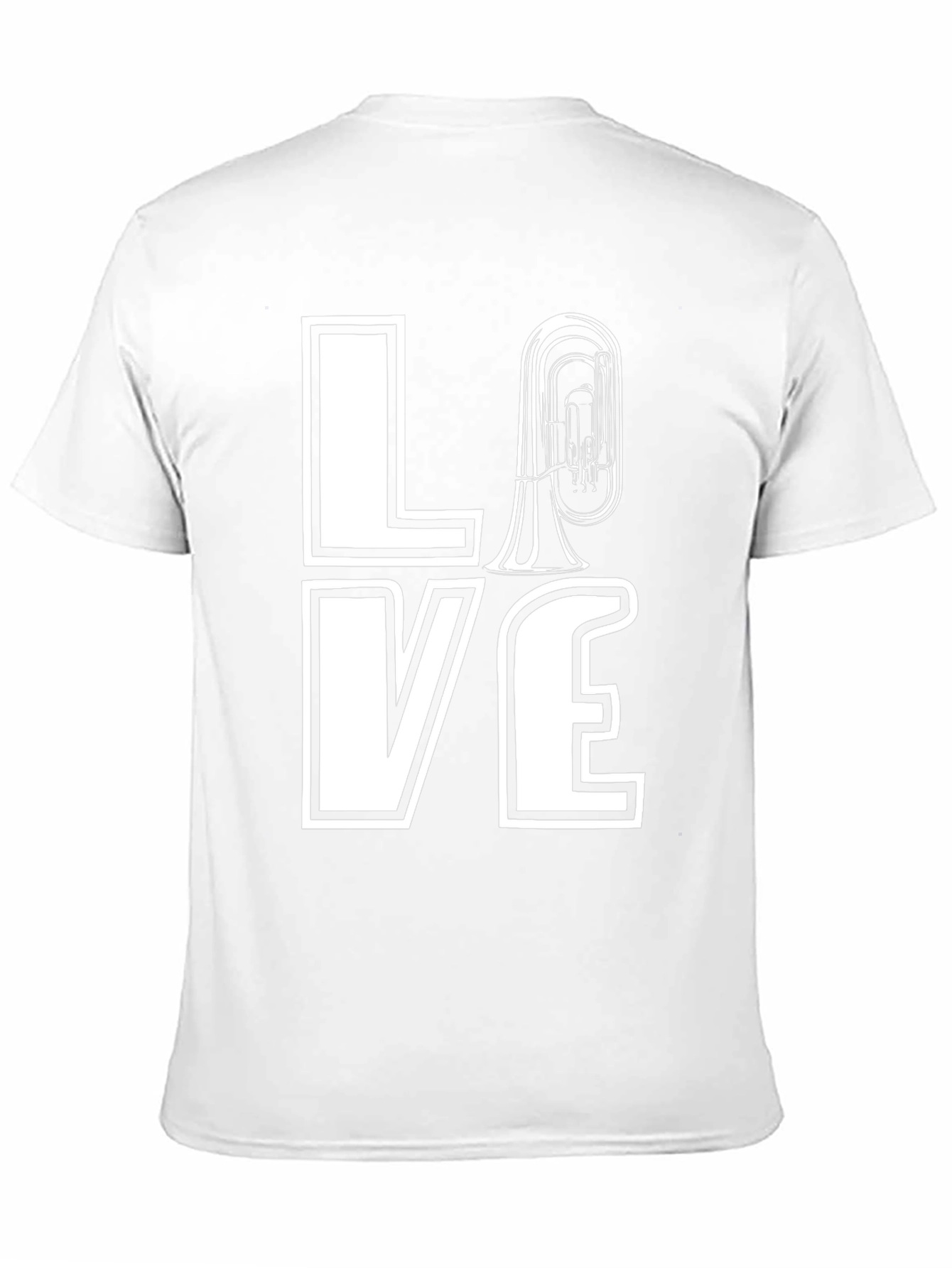 LOVE Tuba Graphic T-Shirt - Black