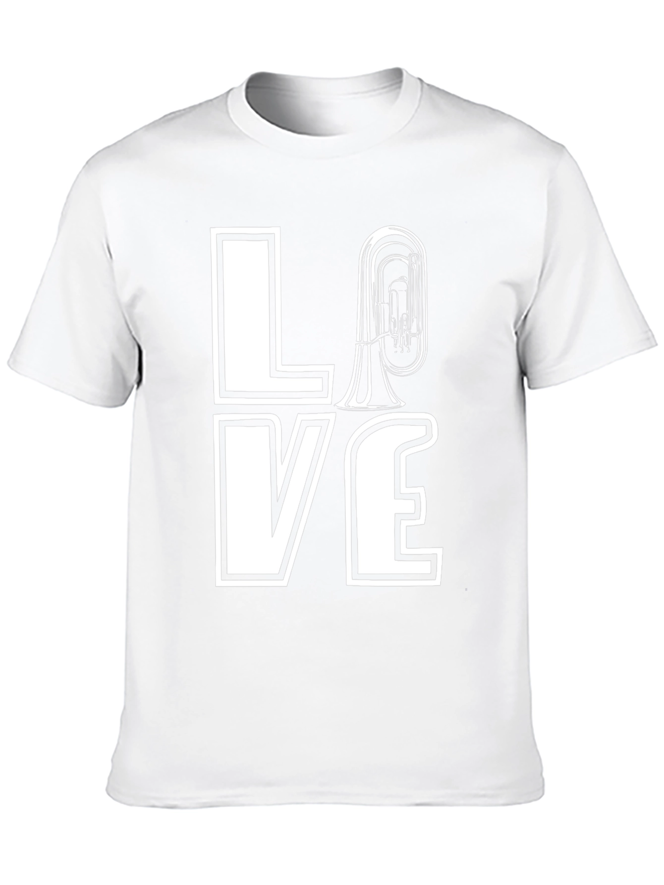LOVE Tuba Graphic T-Shirt - Black