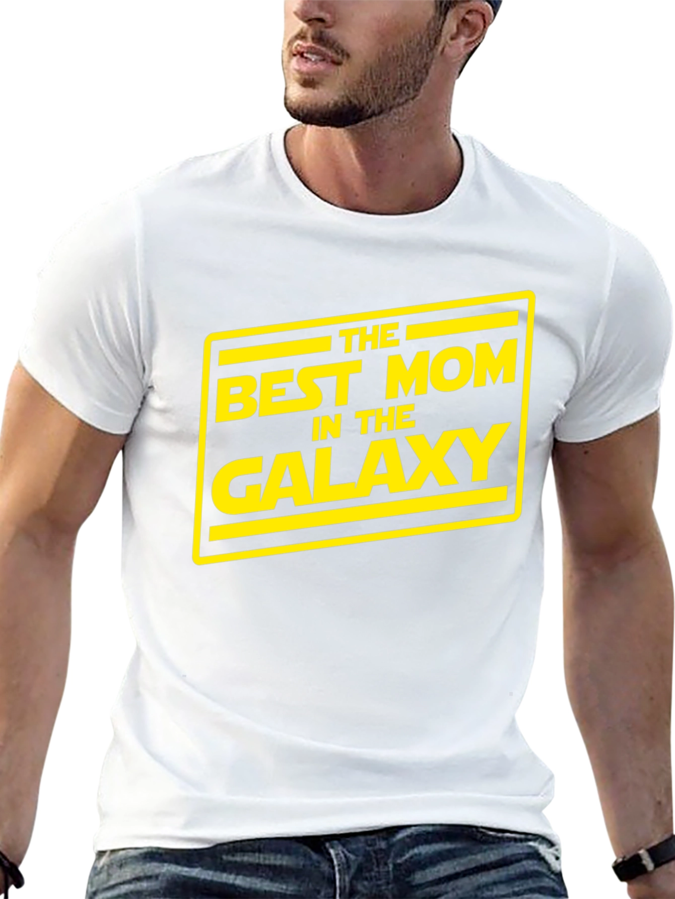 Best Mom in the Galaxy Black T-Shirt