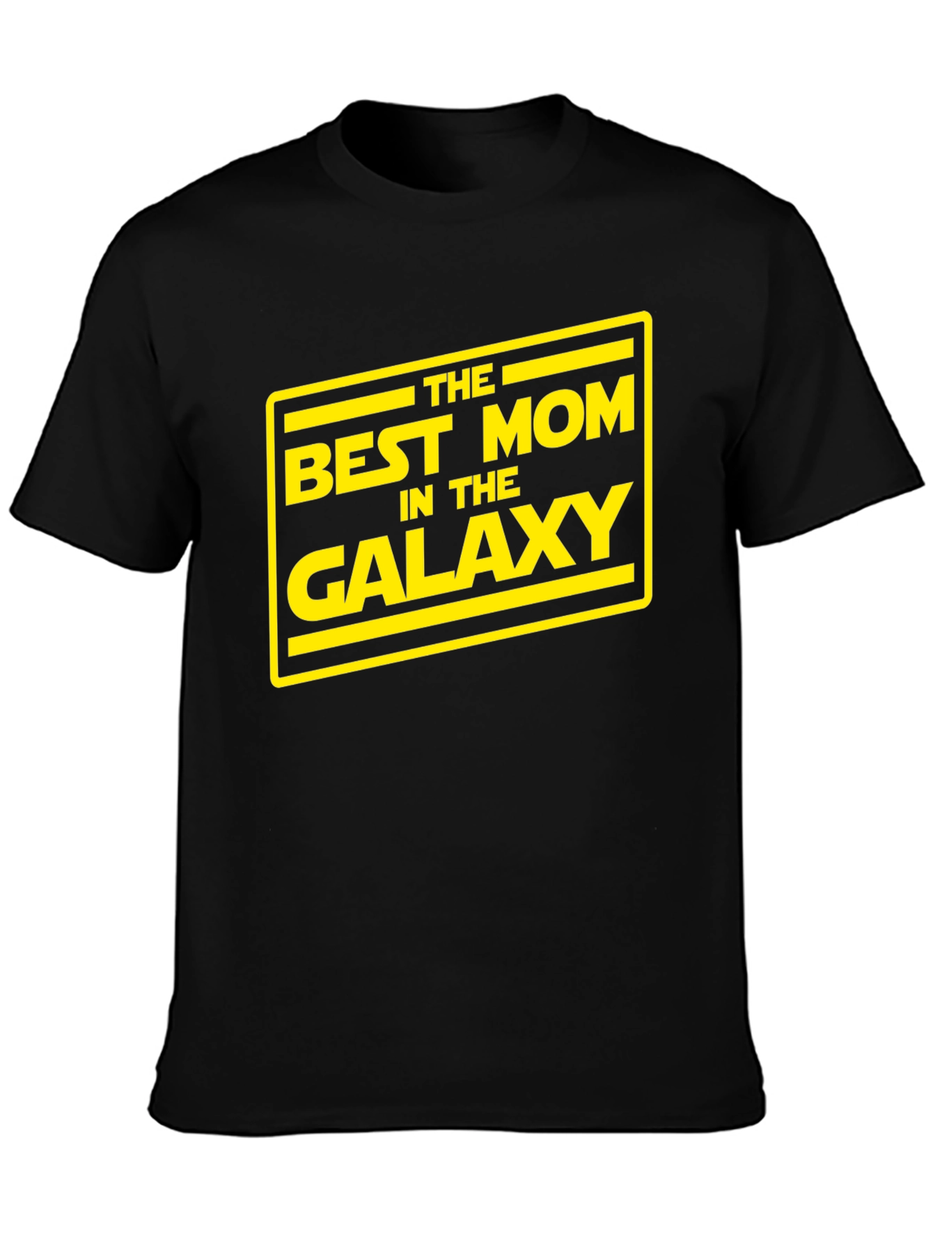 Best Mom in the Galaxy Black T-Shirt