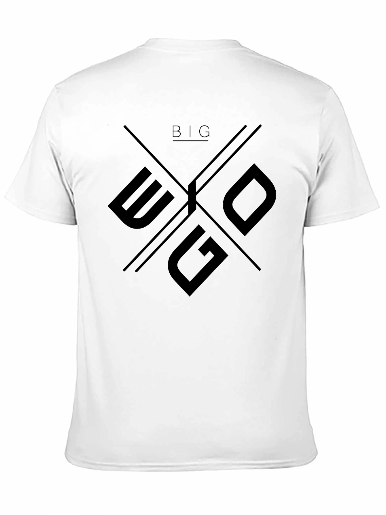 Big Ego Black Graphic Tee - Mens