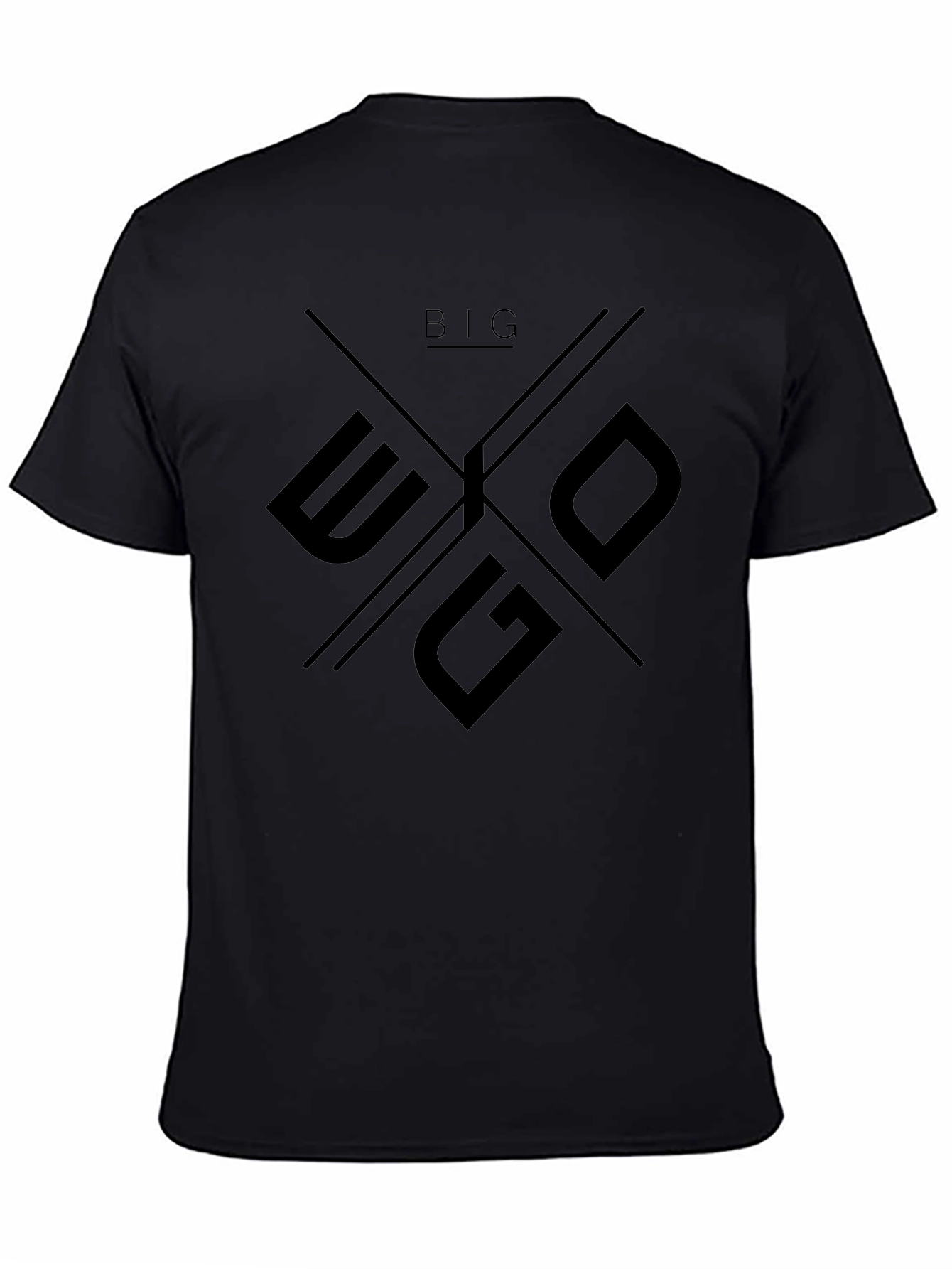 Big Ego Black Graphic Tee - Mens