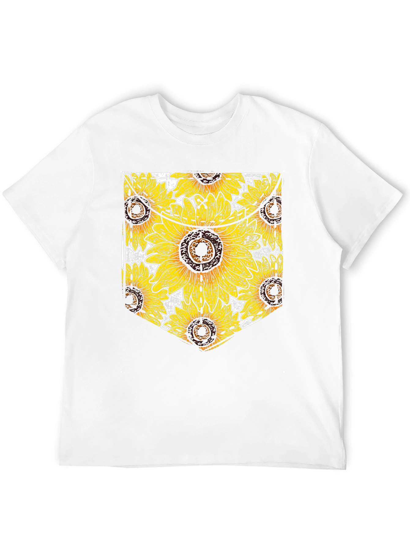 Sunflower Pocket T-Shirt - Mens Black Tee