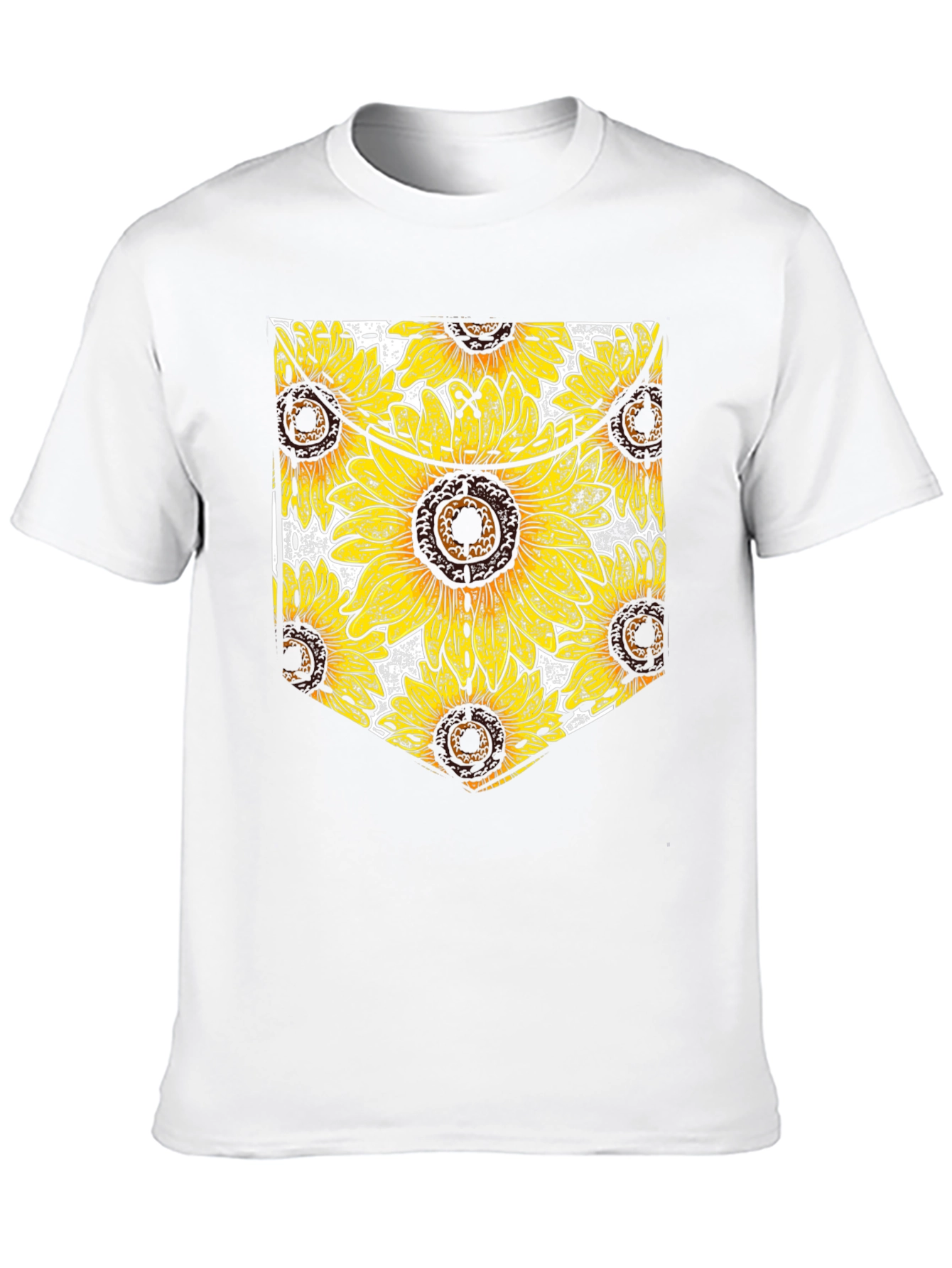 Sunflower Pocket T-Shirt - Mens Black Tee