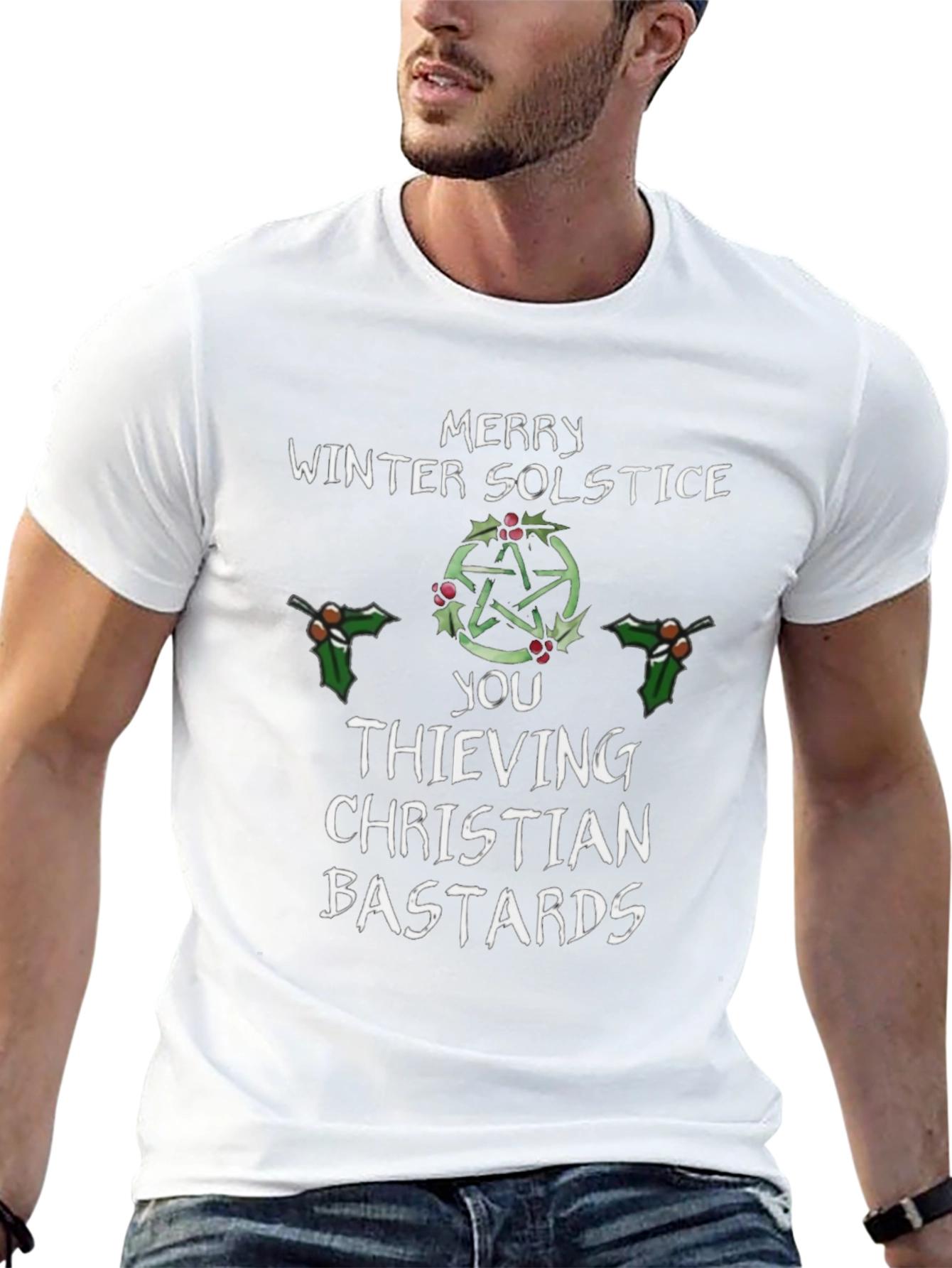 Merry Winter Solstice Graphic T-Shirt
