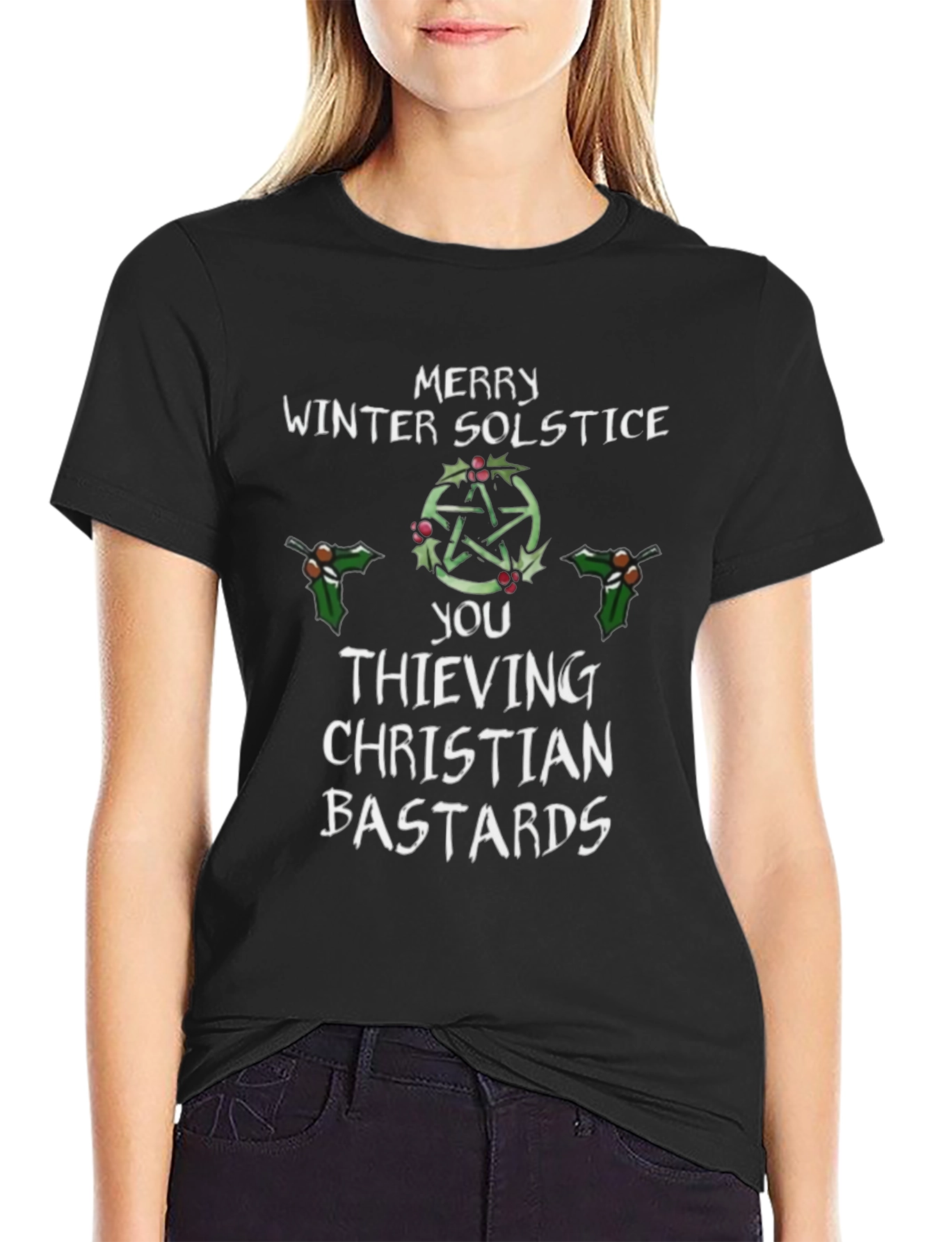 Merry Winter Solstice Graphic T-Shirt