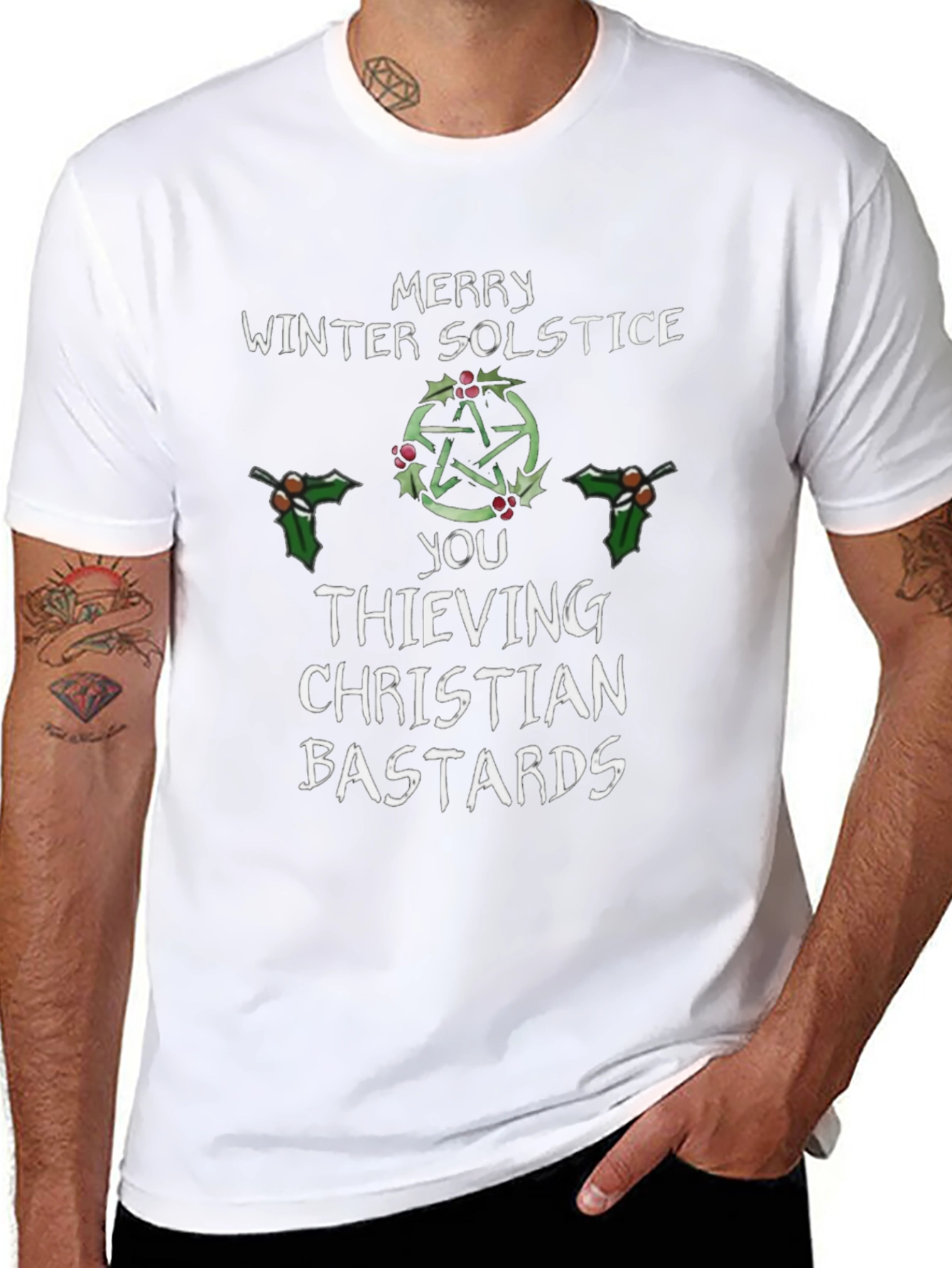 Merry Winter Solstice Graphic T-Shirt