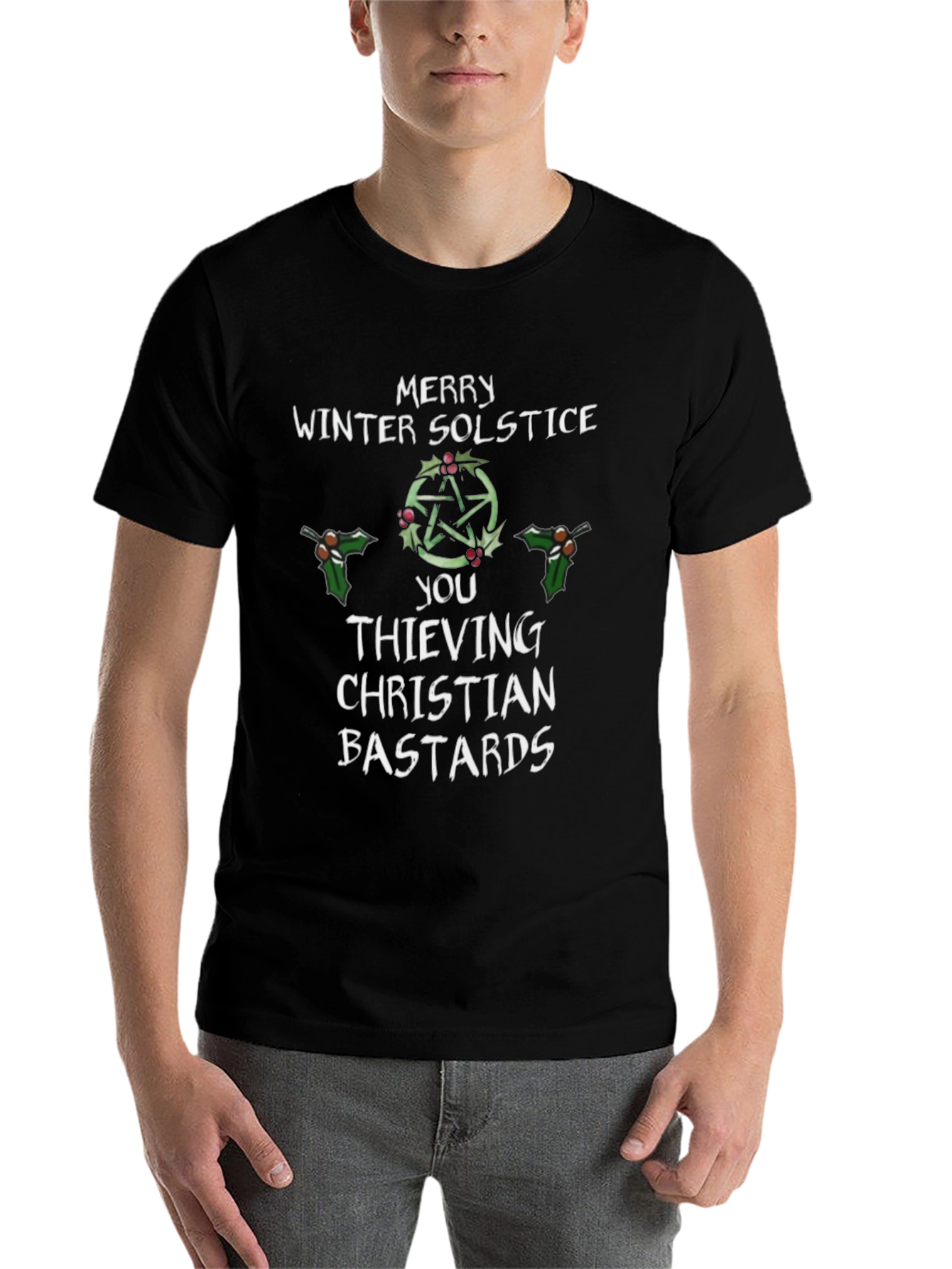 Merry Winter Solstice Graphic T-Shirt