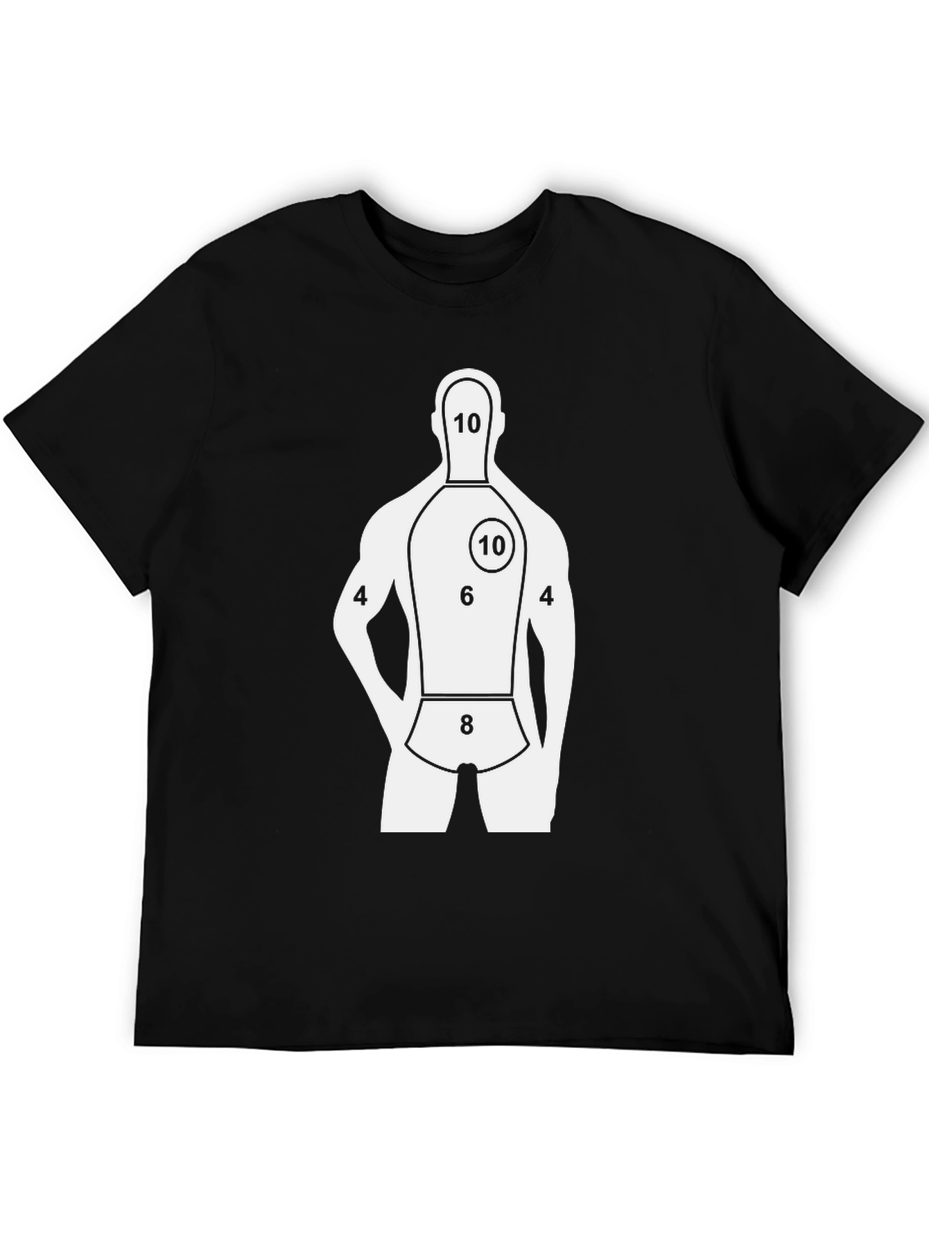 Target Man Graphic T-Shirt - Black