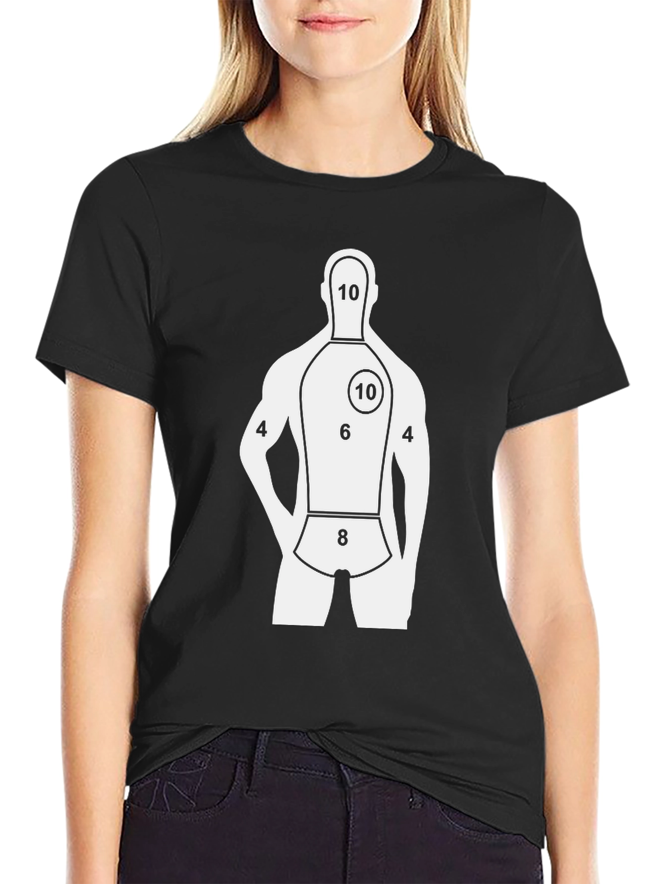 Target Man Graphic T-Shirt - Black
