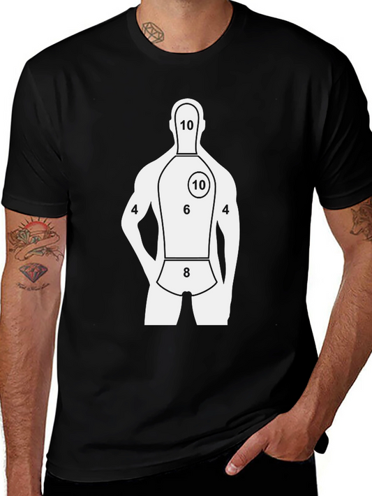 Target Man Graphic T-Shirt - Black
