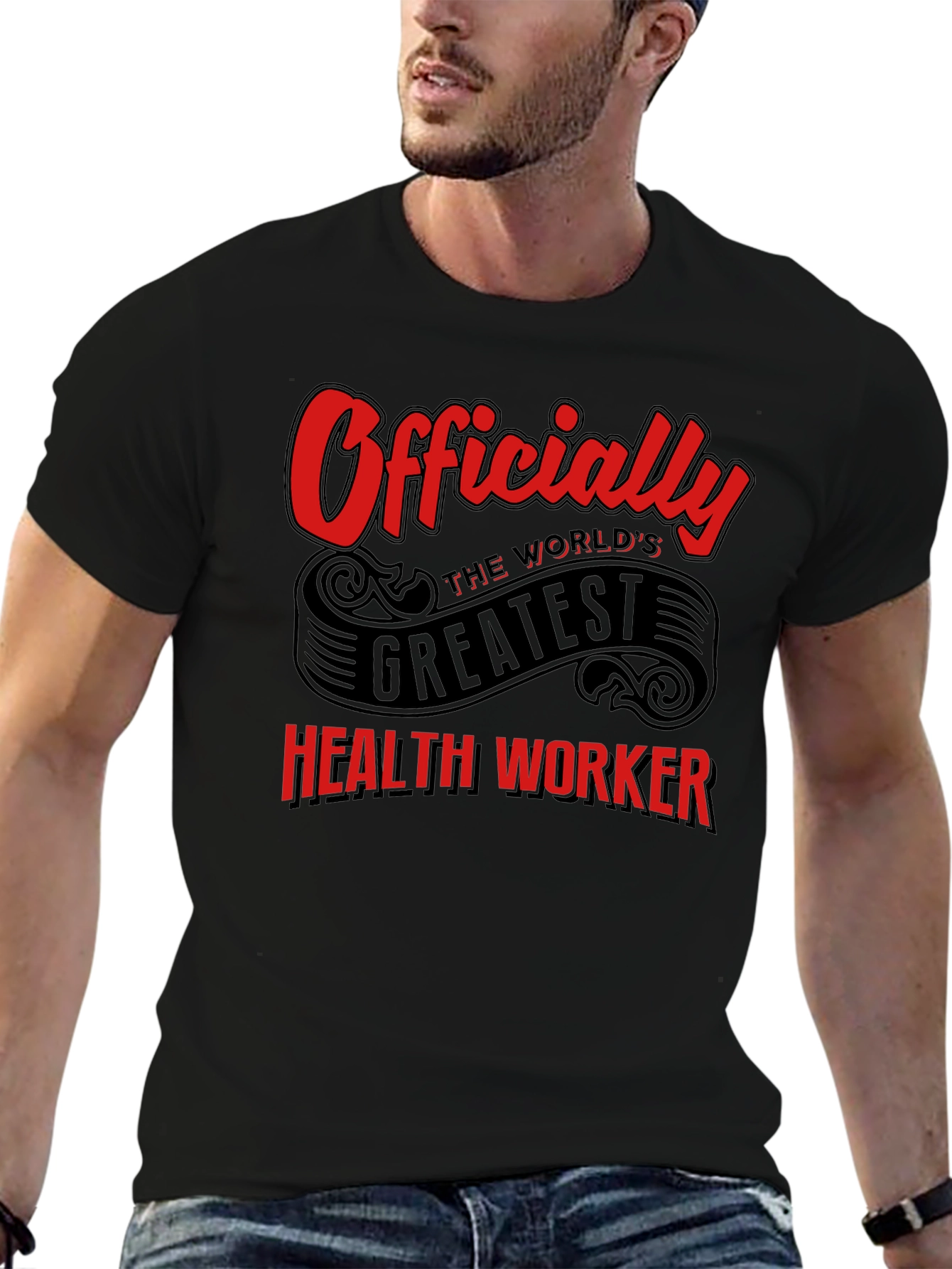 Worlds Greatest Health Worker Graphic Tee