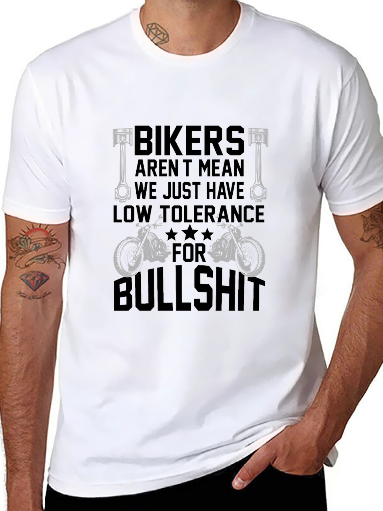 Bikers Low Tolerance Graphic Tee