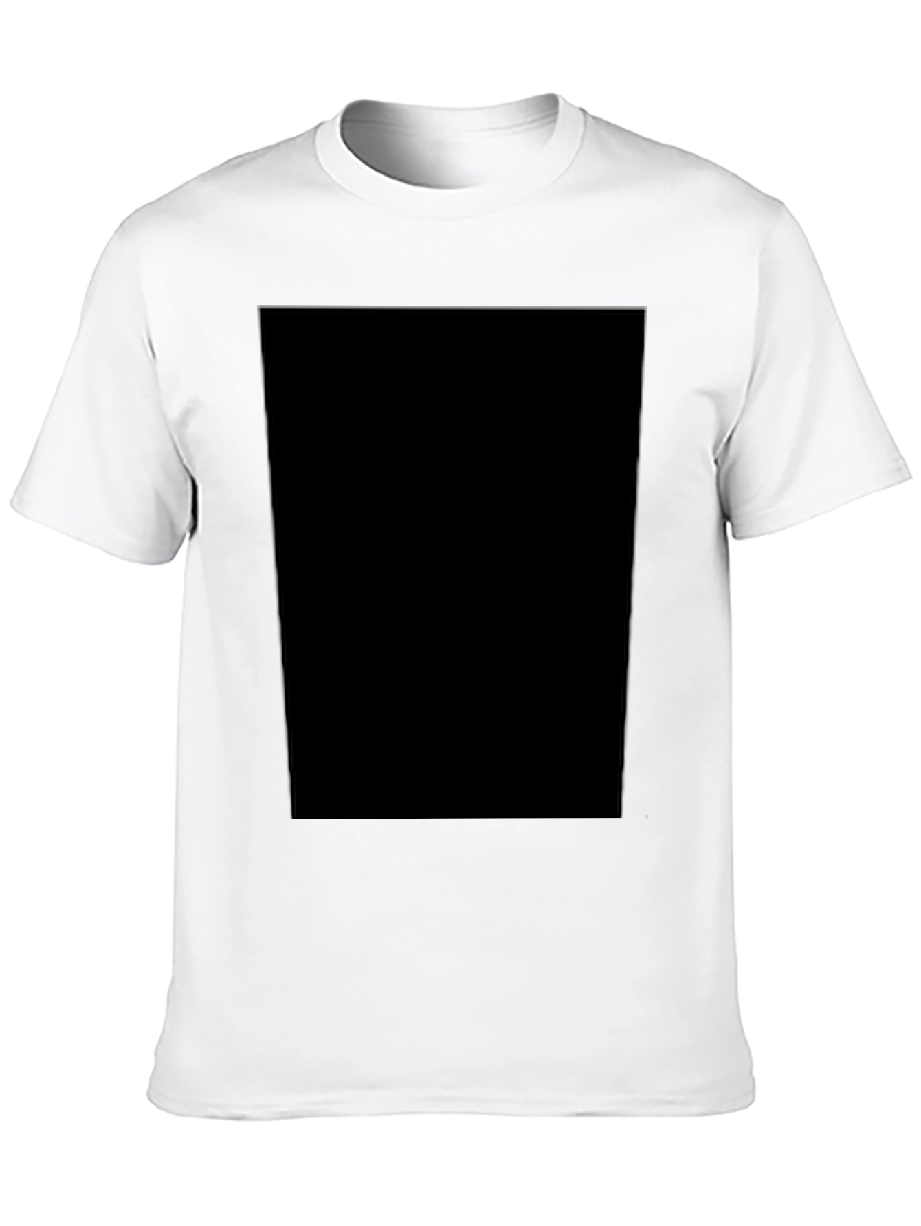 Mens Basic Black Short Sleeve T-Shirt
