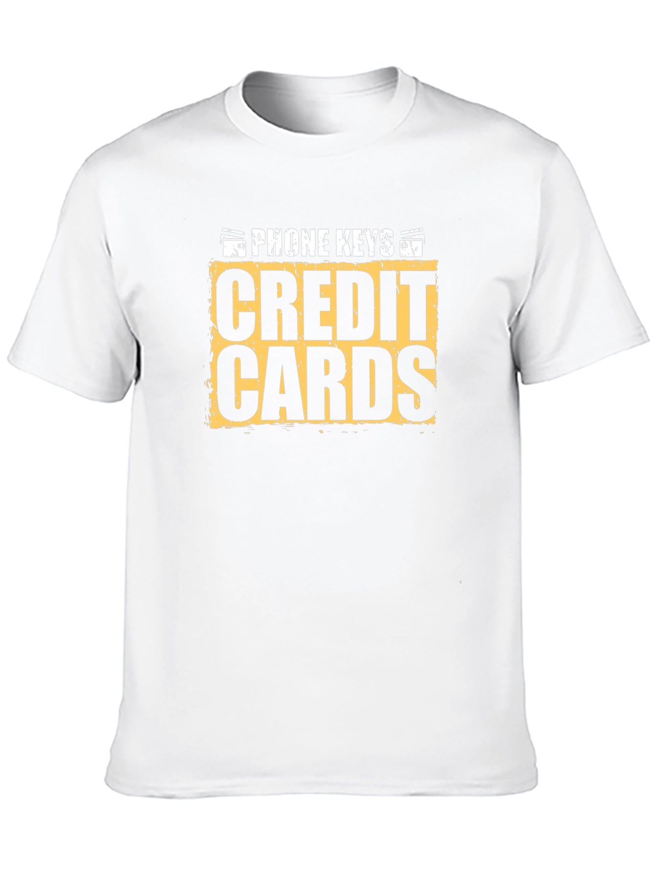 Phone Keys Credit Cards Graphic Tee