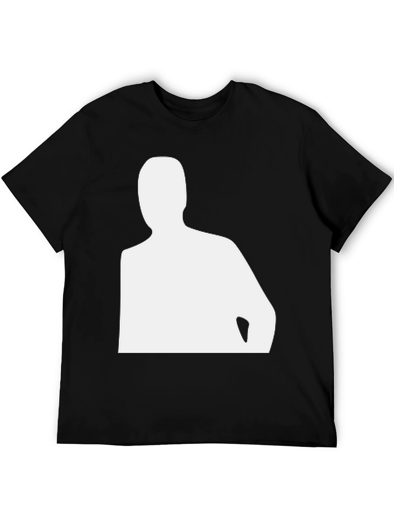 Silhouette Tee - Minimalist Black T-Shirt
