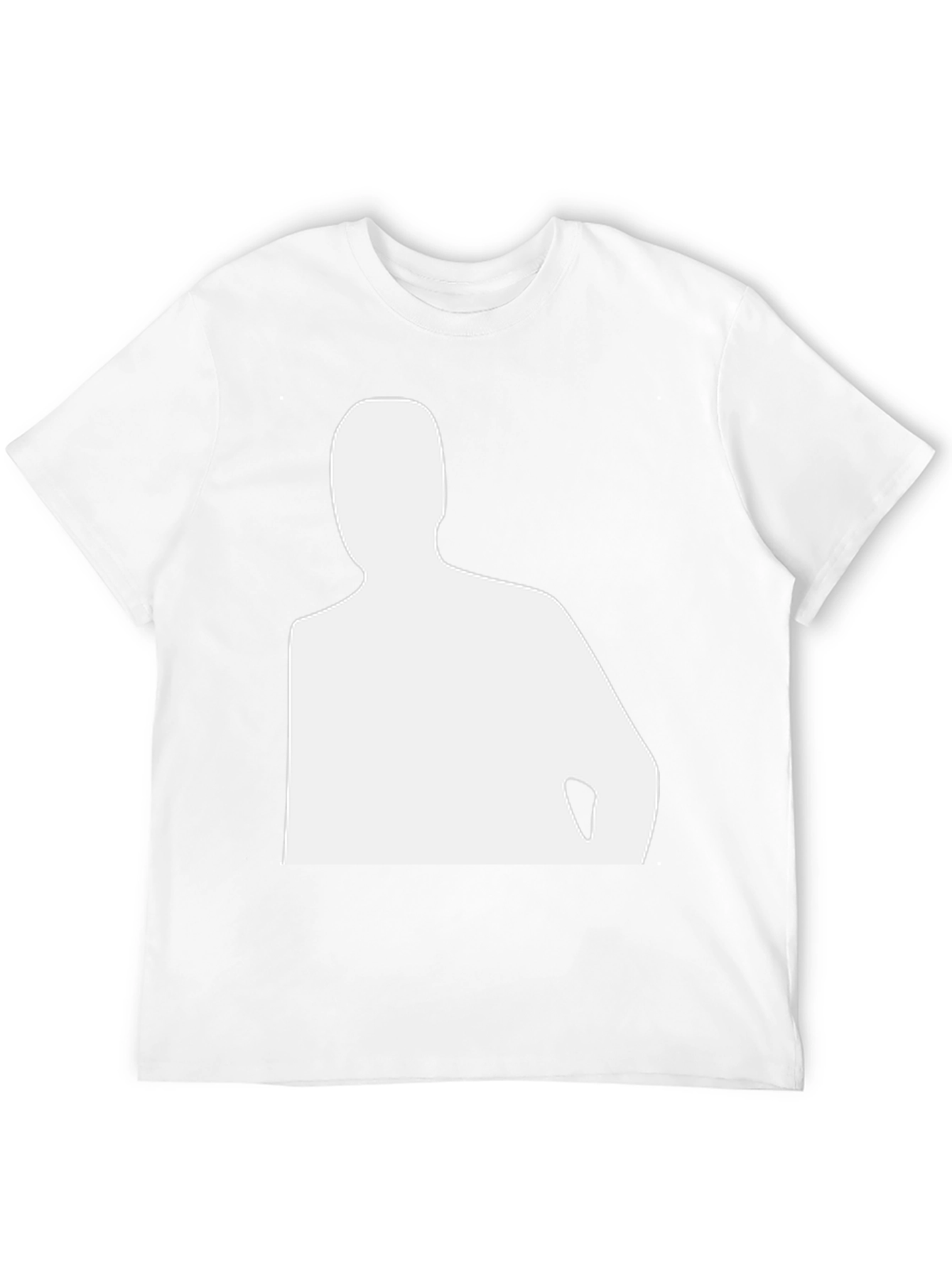 Silhouette Tee - Minimalist Black T-Shirt