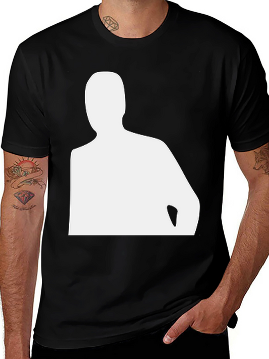 Silhouette Tee - Minimalist Black T-Shirt