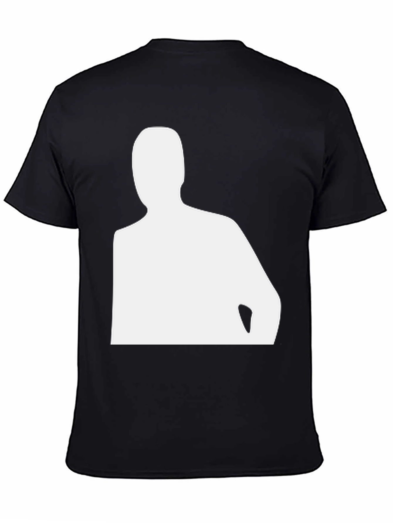 Silhouette Tee - Minimalist Black T-Shirt