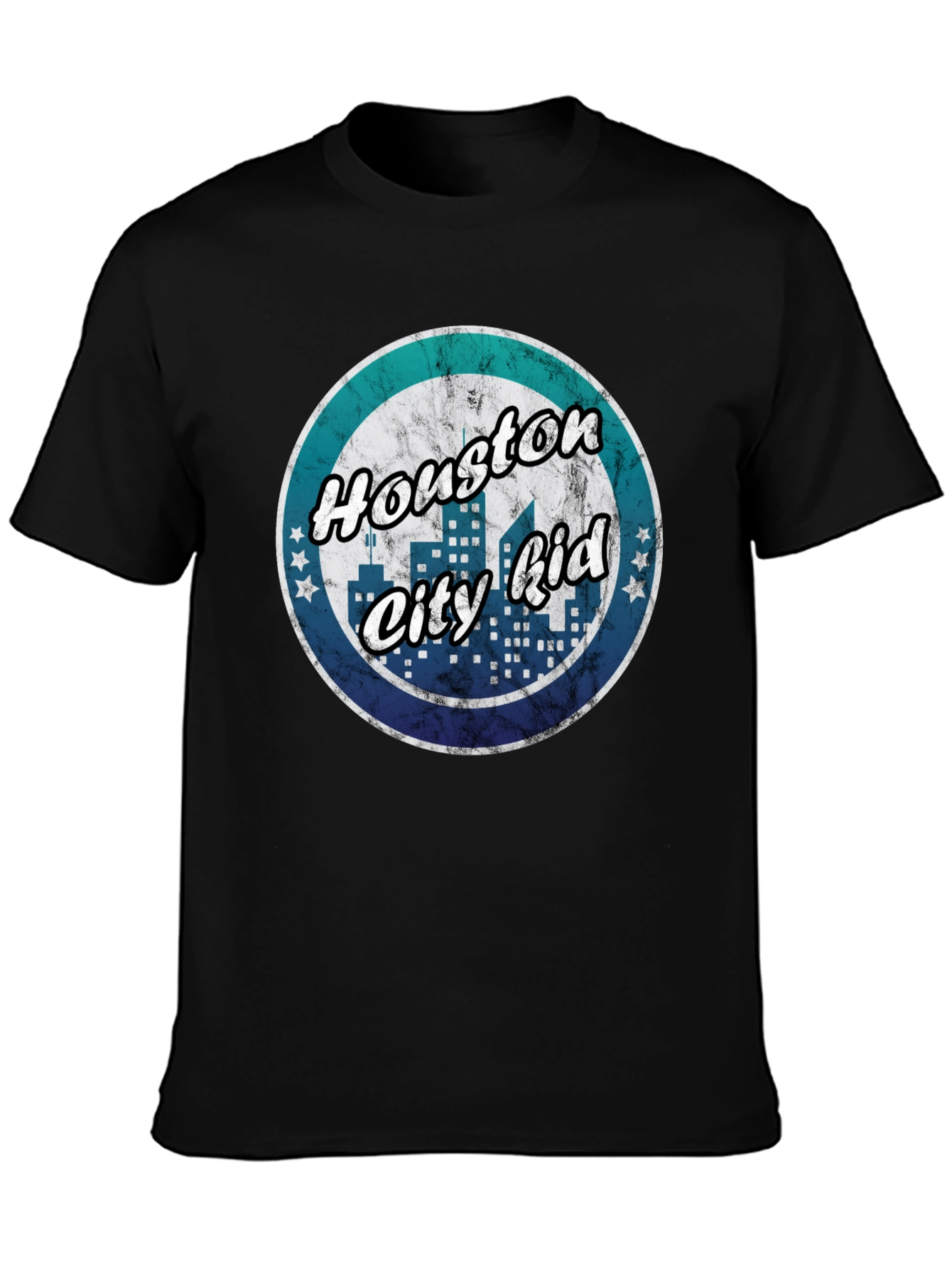 Houston City Kid T-Shirt - Retro Graphic Tee
