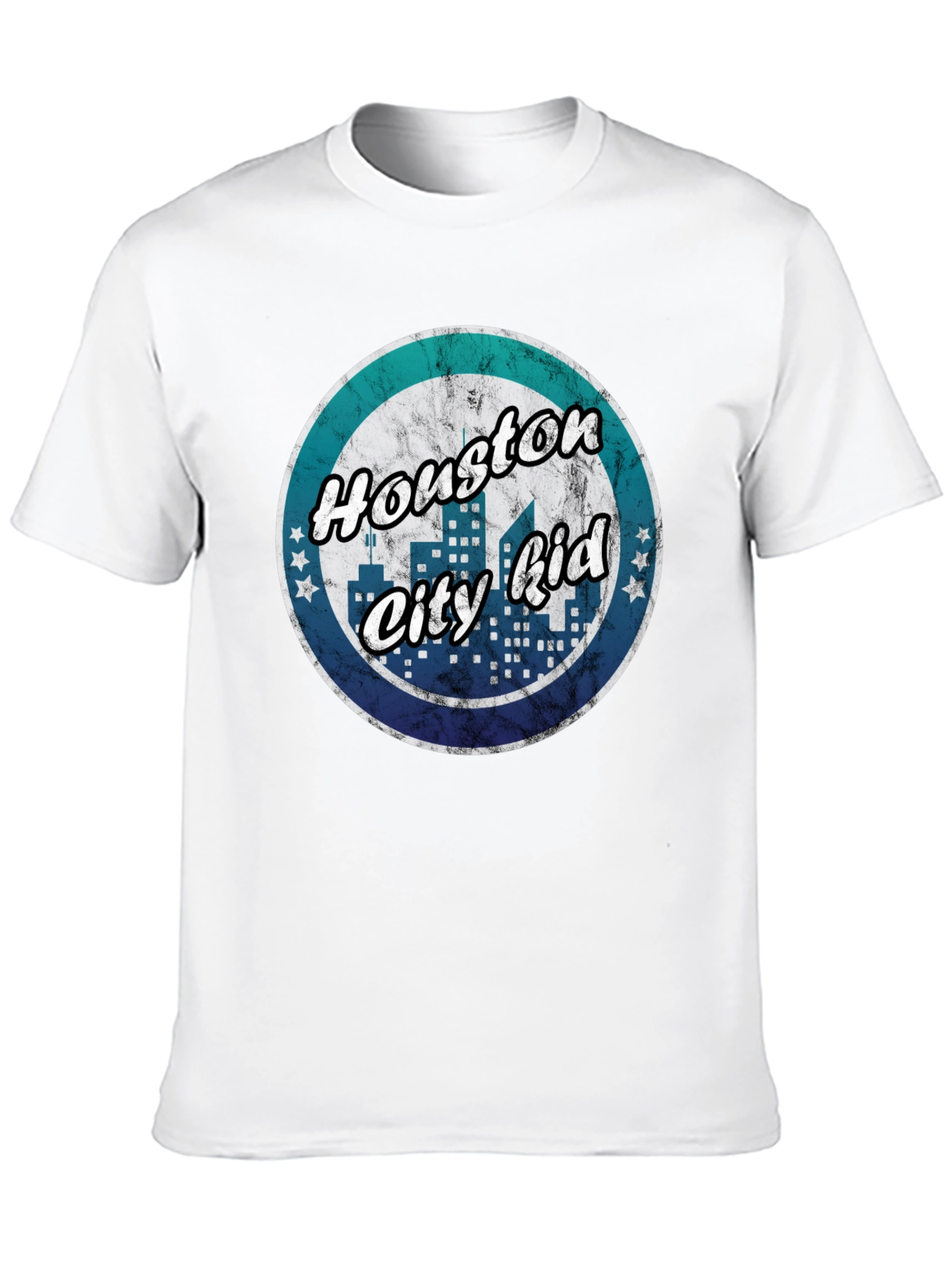 Houston City Kid T-Shirt - Retro Graphic Tee