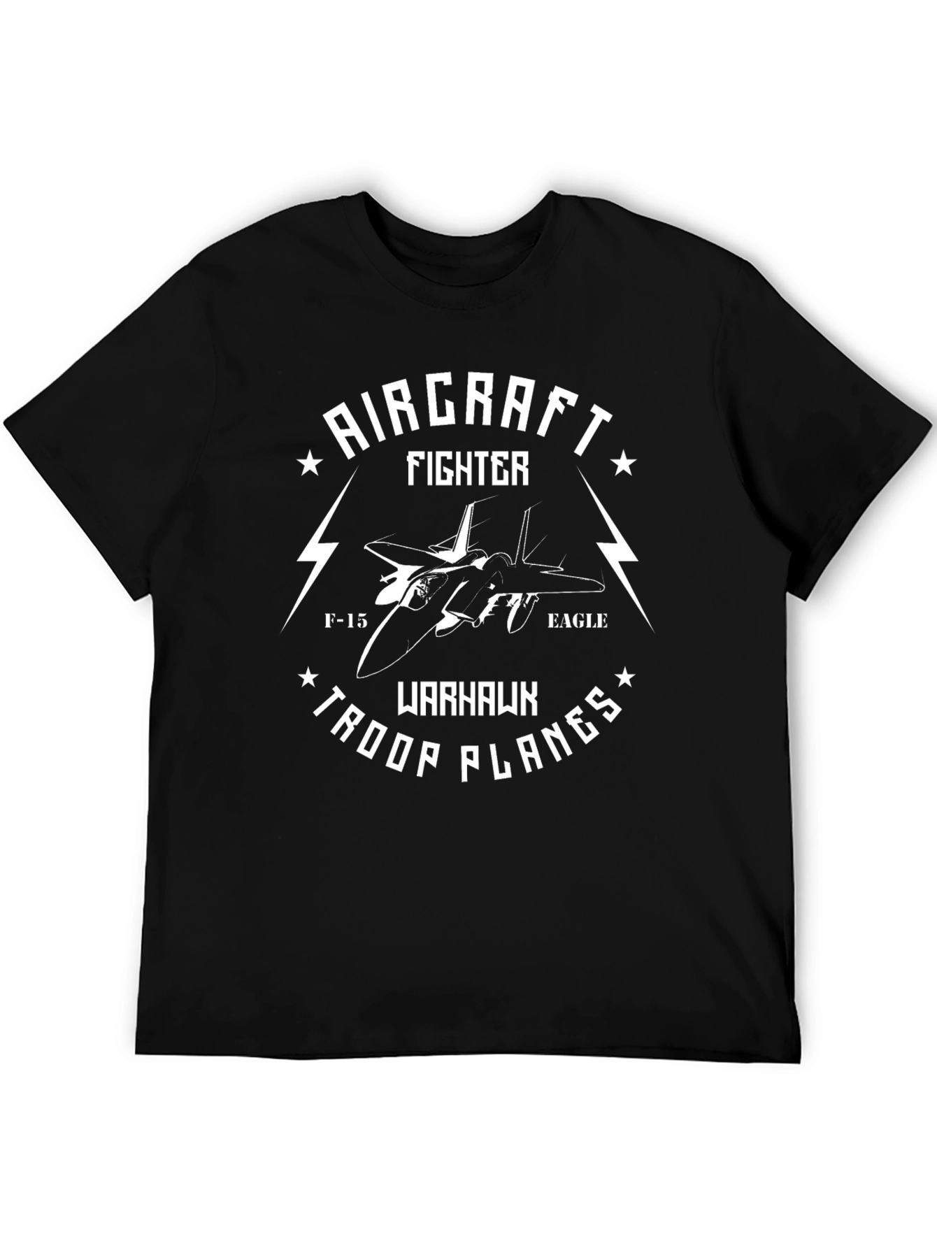 Aircraft Fighter T-Shirt: Warhawk Troop Planes