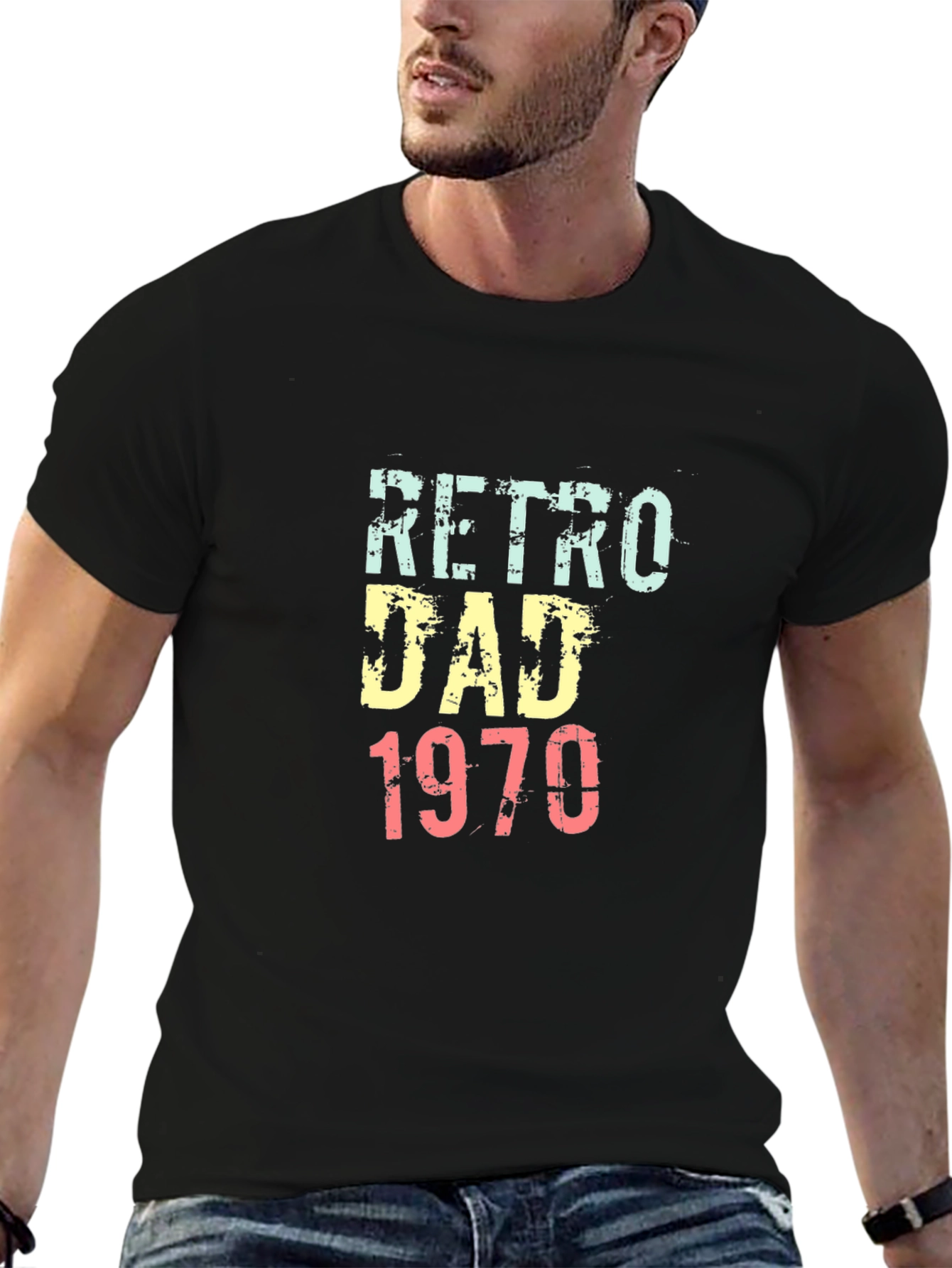 Retro Dad 1970 Graphic Tee -  Fathers Day