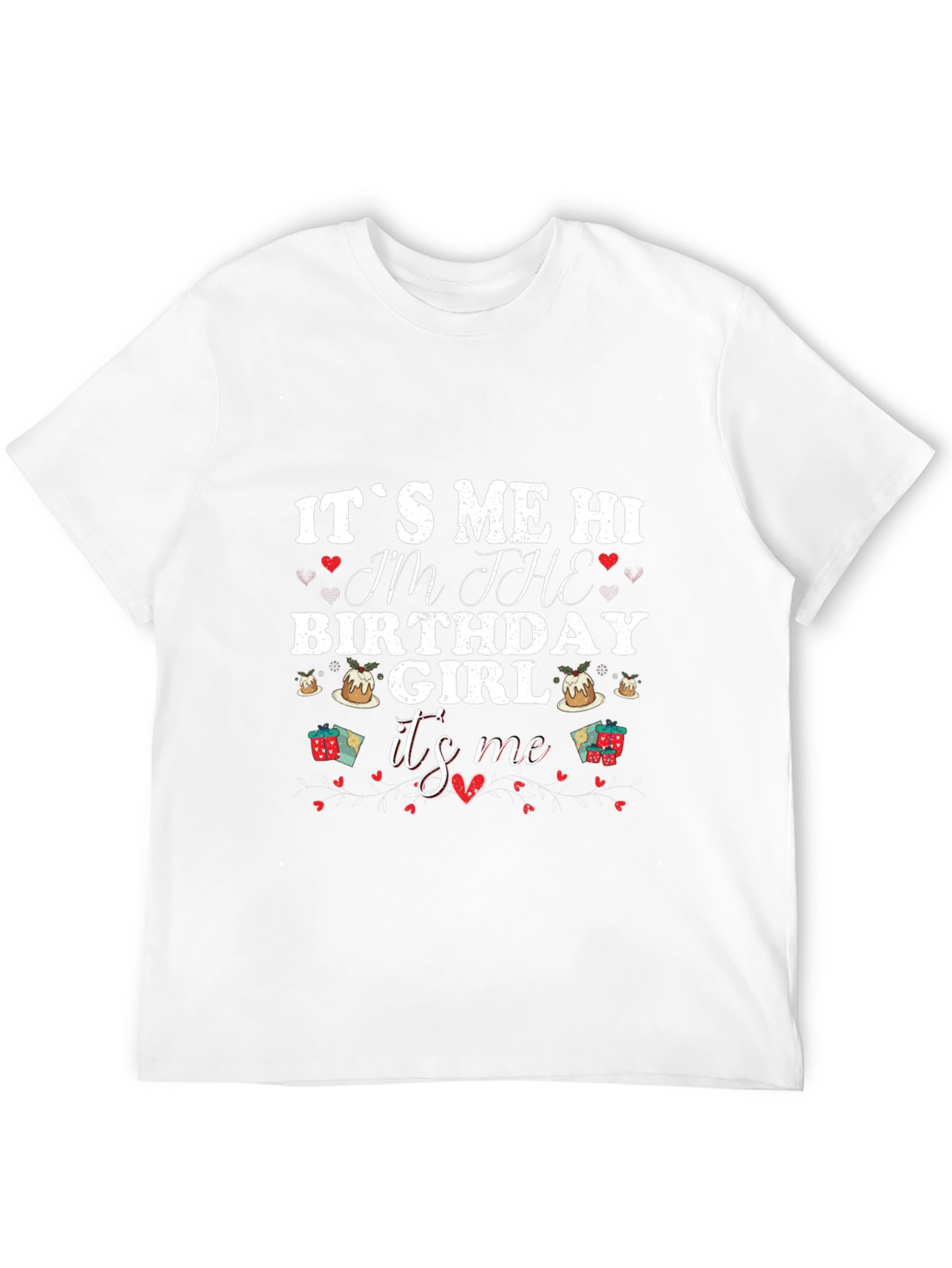 Its Me Hi Birthday Girl Graphic T-Shirt