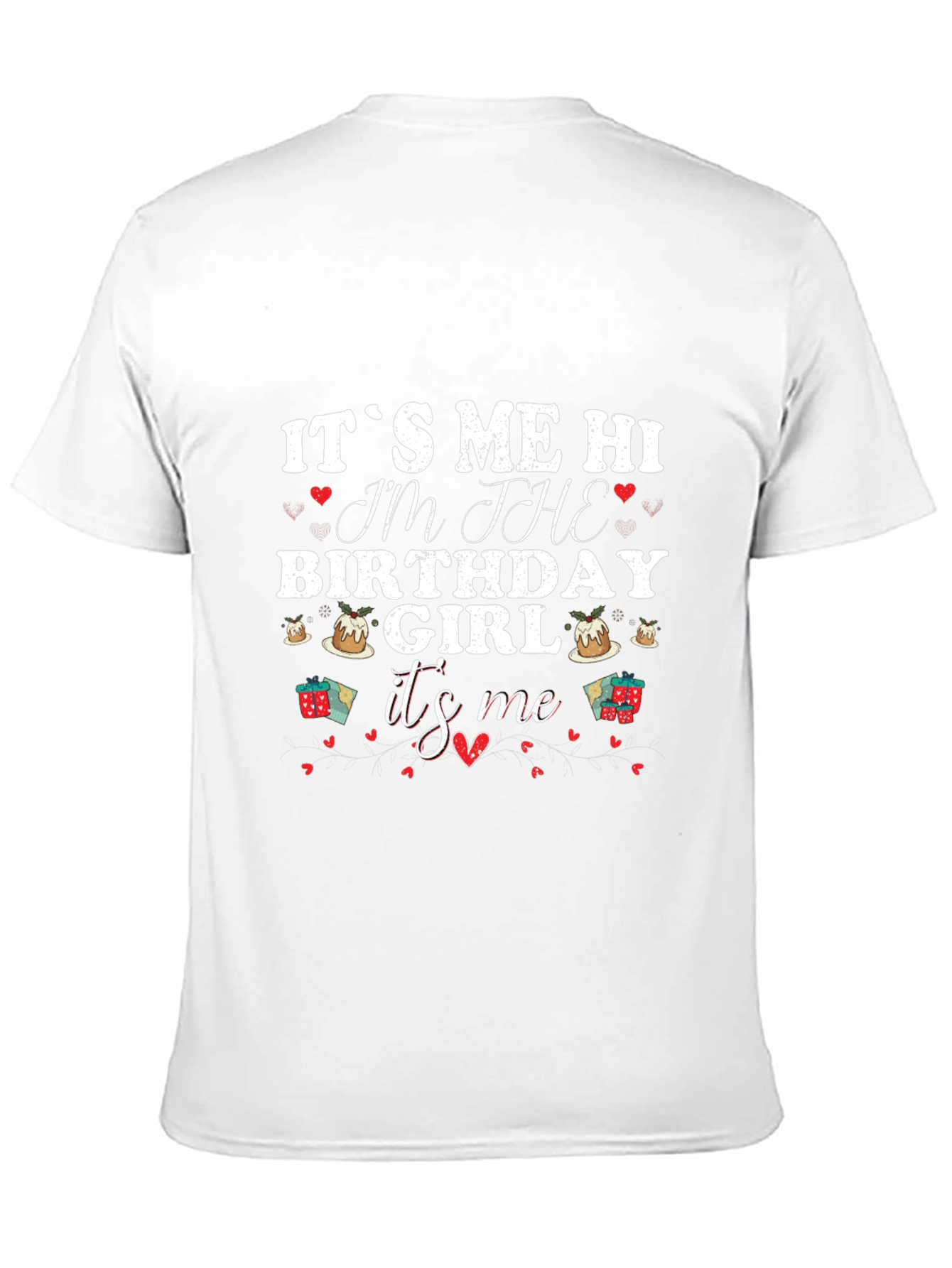 Its Me Hi Birthday Girl Graphic T-Shirt